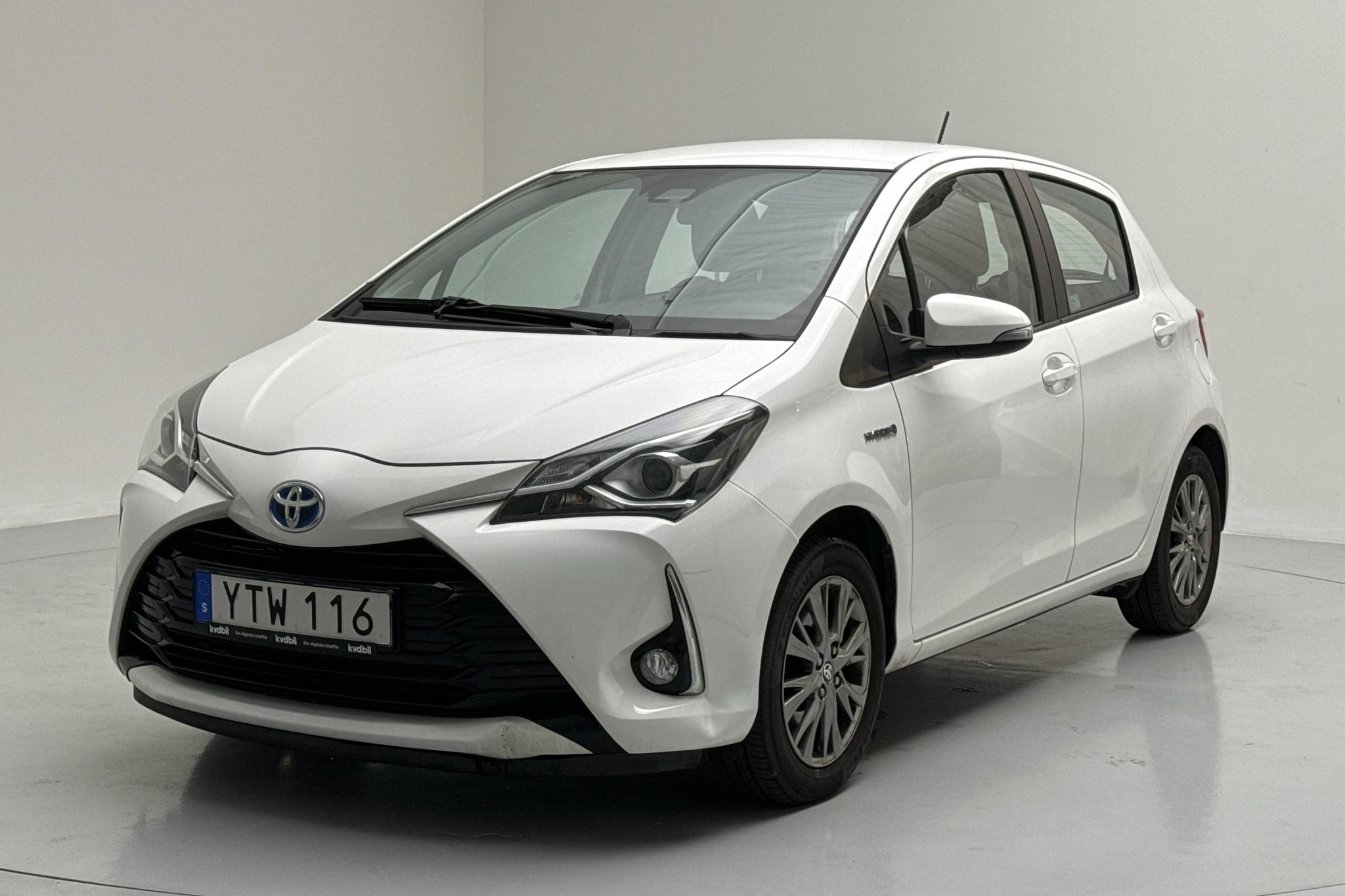 Toyota Yaris 1.5 Hybrid 5dr (101hk) - 72 120 km - Automaattinen - valkoinen - 2018