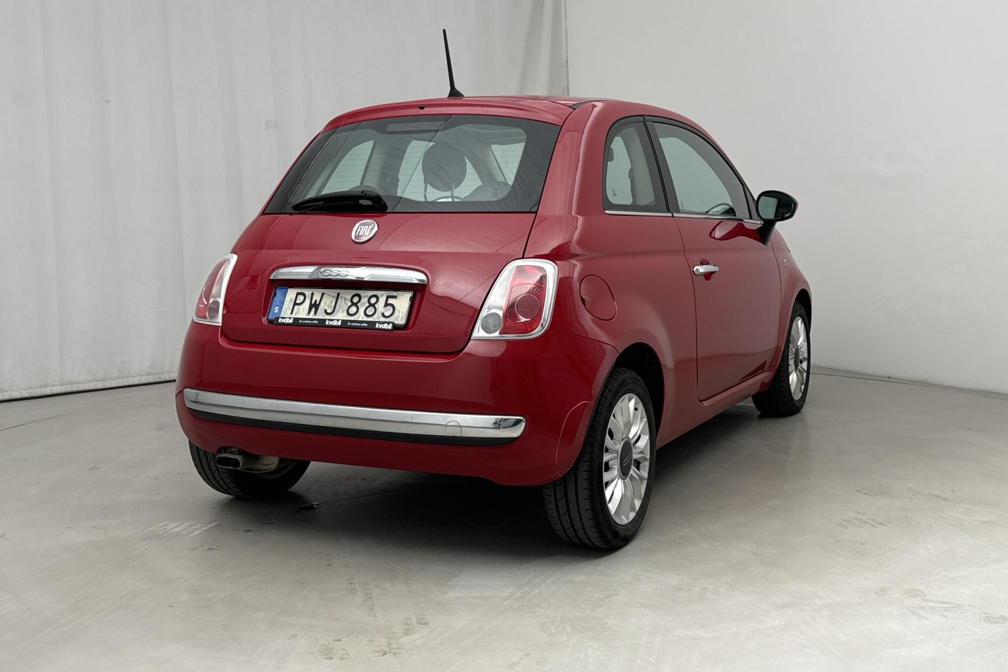 Fiat 500 1.2 (69hk) - 93 300 km - Manual - red - 2014