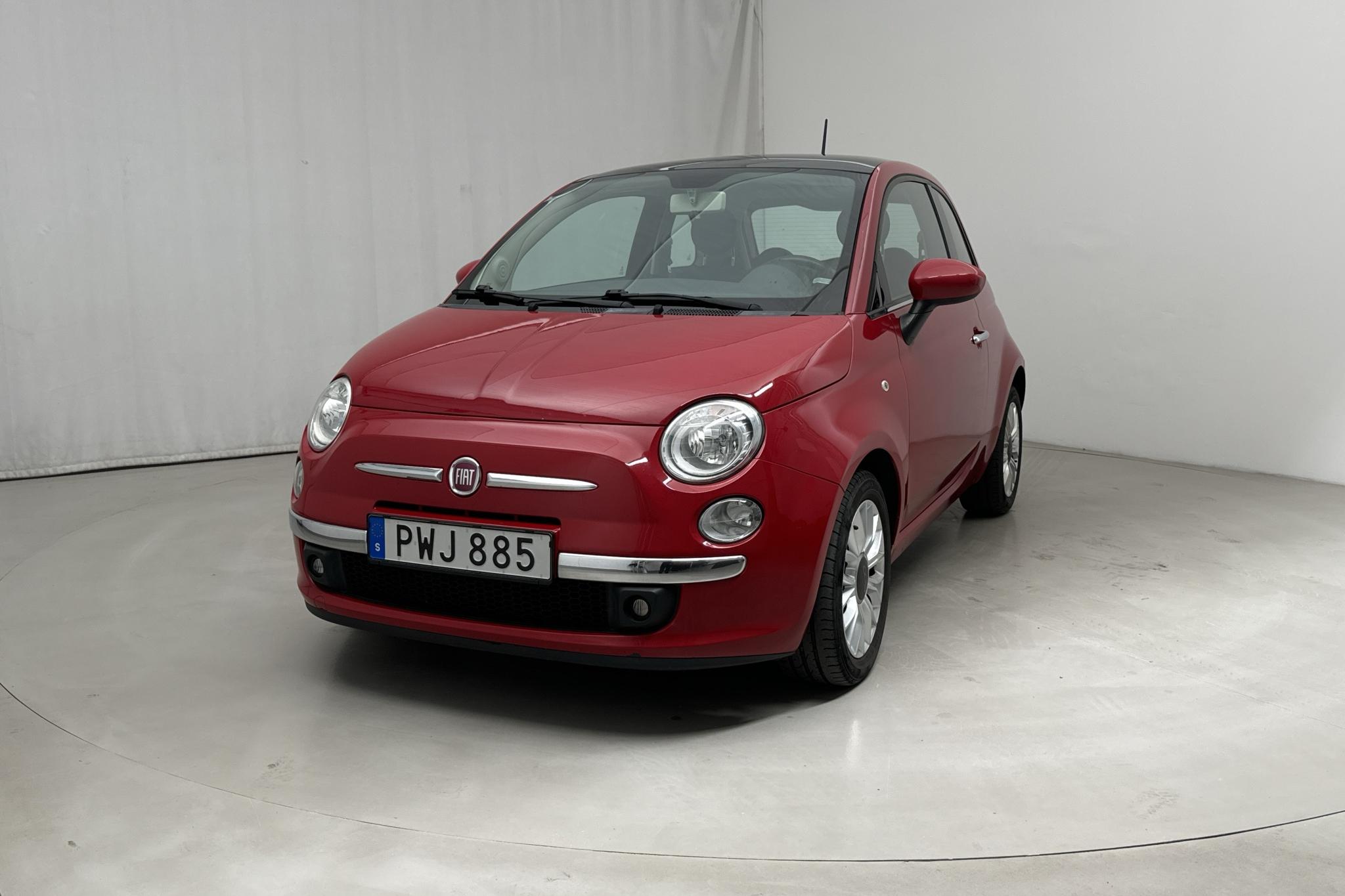 Fiat 500 1.2 (69hk) - 93 300 km - Manuaalinen - punainen - 2014