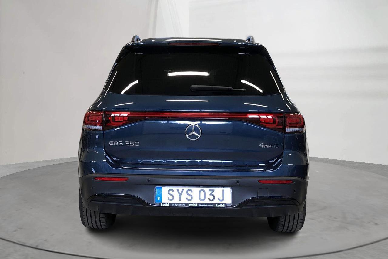 Mercedes EQB 350 4MATIC X243 (292hk) - 12 010 km - Automatyczna - niebieski - 2023