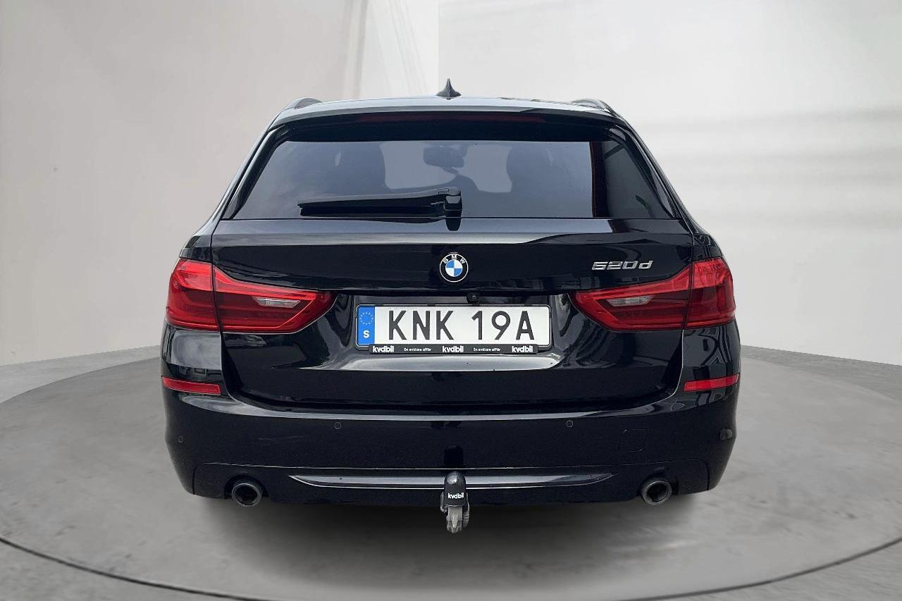 BMW 520d Touring MHEV, G31 (190hk) - 95 730 km - Automatic - black - 2020