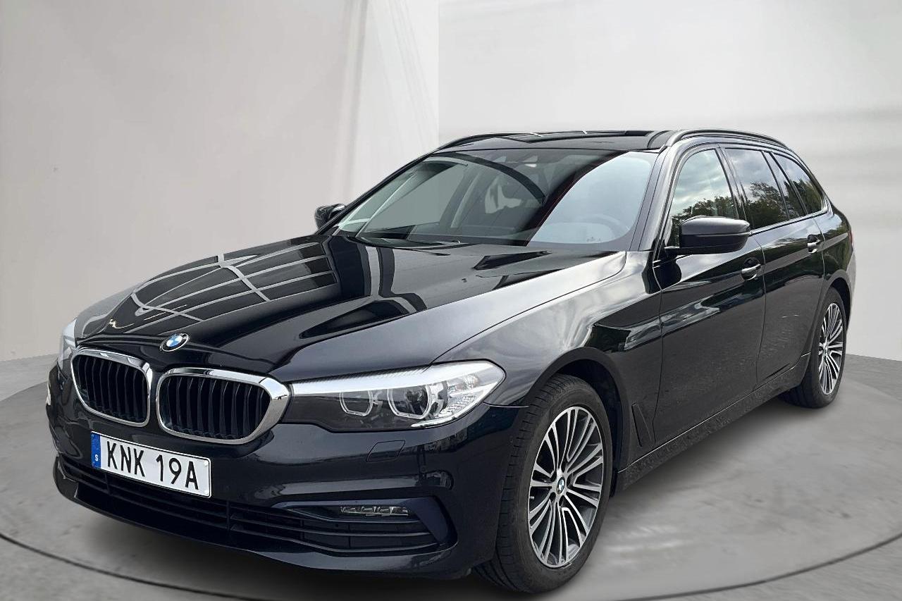 BMW 520d Touring MHEV, G31 (190hk) - 95 730 km - Automatyczna - czarny - 2020