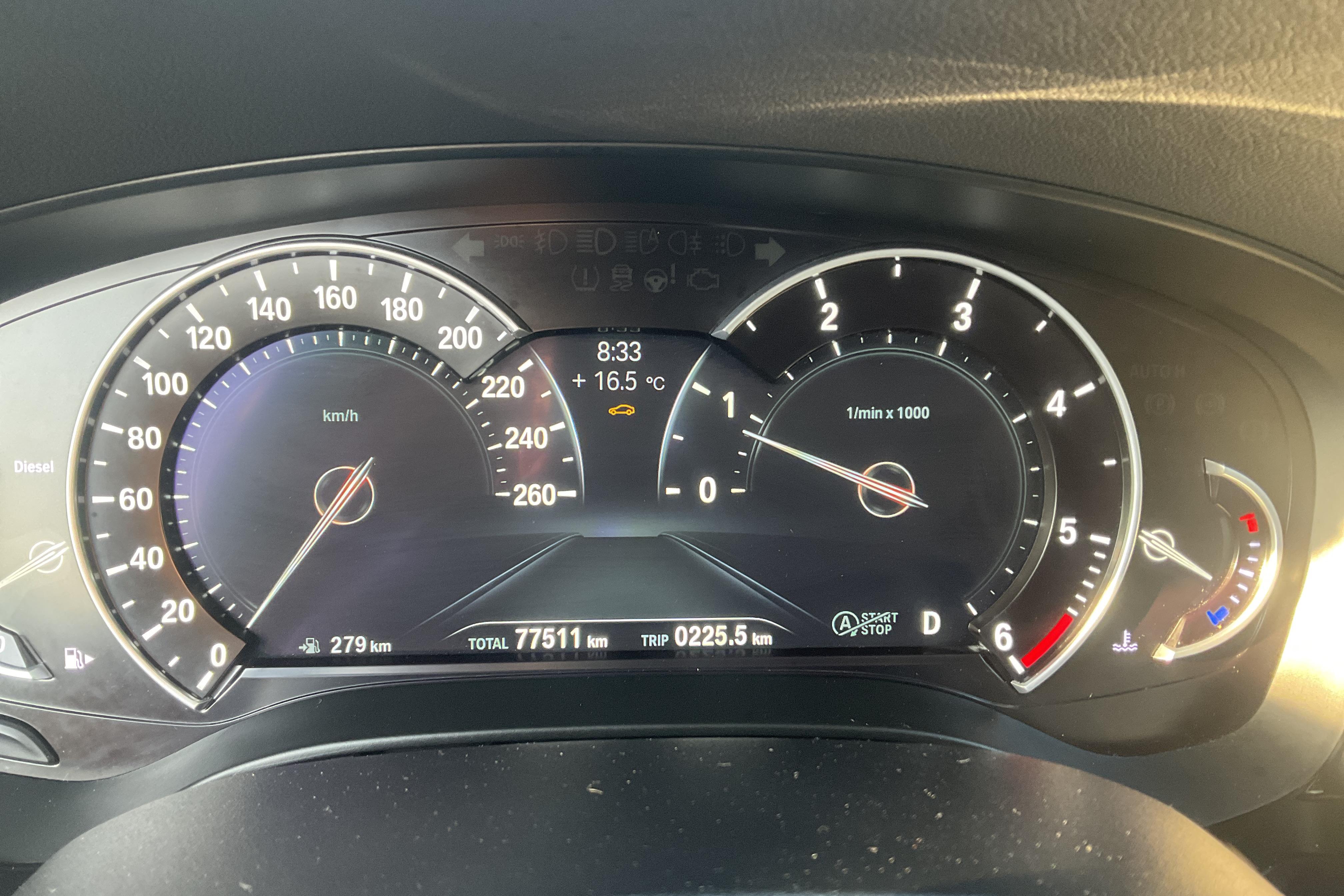 BMW 520d Touring, G31 (190hk) - 77 510 km - Automatyczna - niebieski - 2018