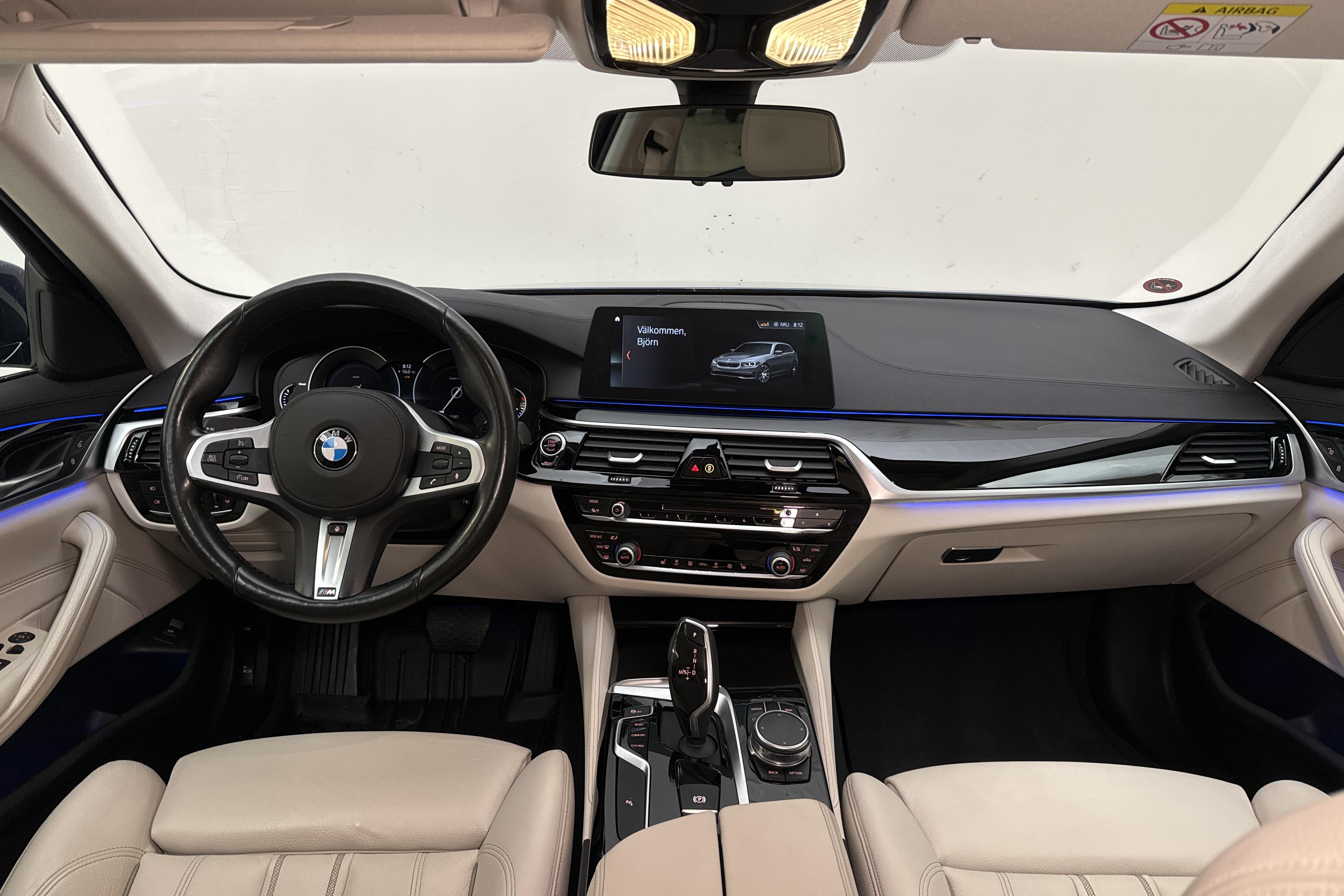 BMW 520d Touring, G31 (190hk) - 77 510 km - Automaatne - sinine - 2018