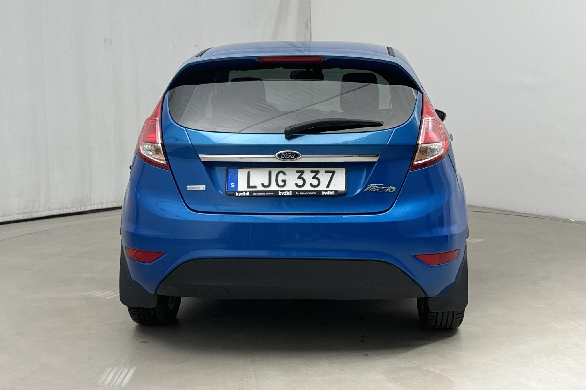 Ford Fiesta 1.0T EcoBoost 5dr (100hk) - 137 610 km - Manuaalinen - sininen - 2014