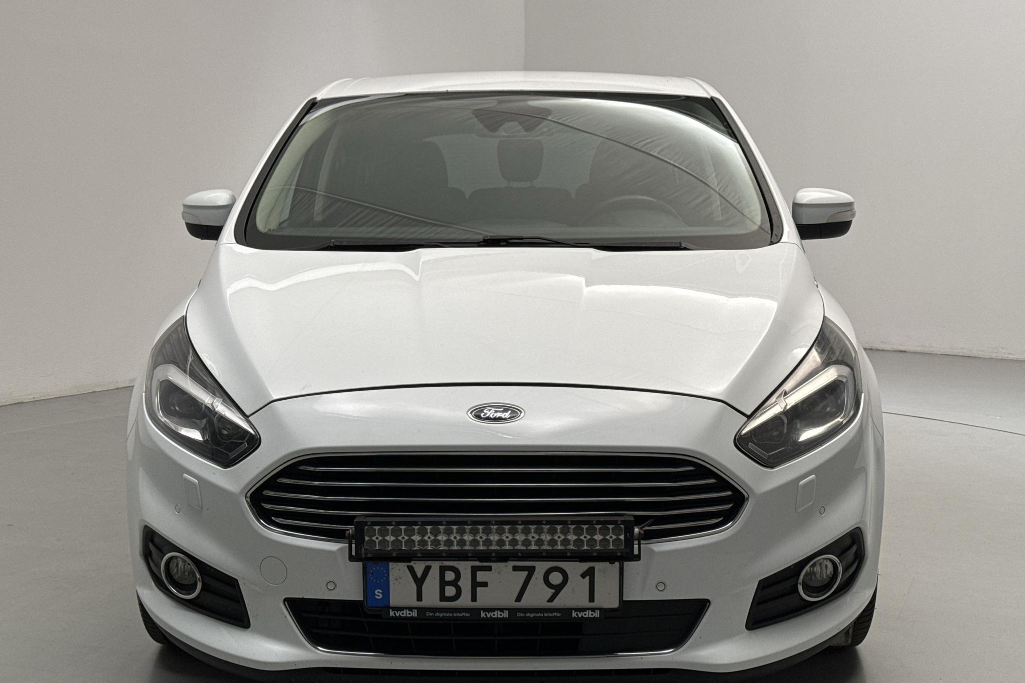 Ford S-MAX 2.0 TDCi AWD (180hk) - 272 980 km - Automatyczna - biały - 2016