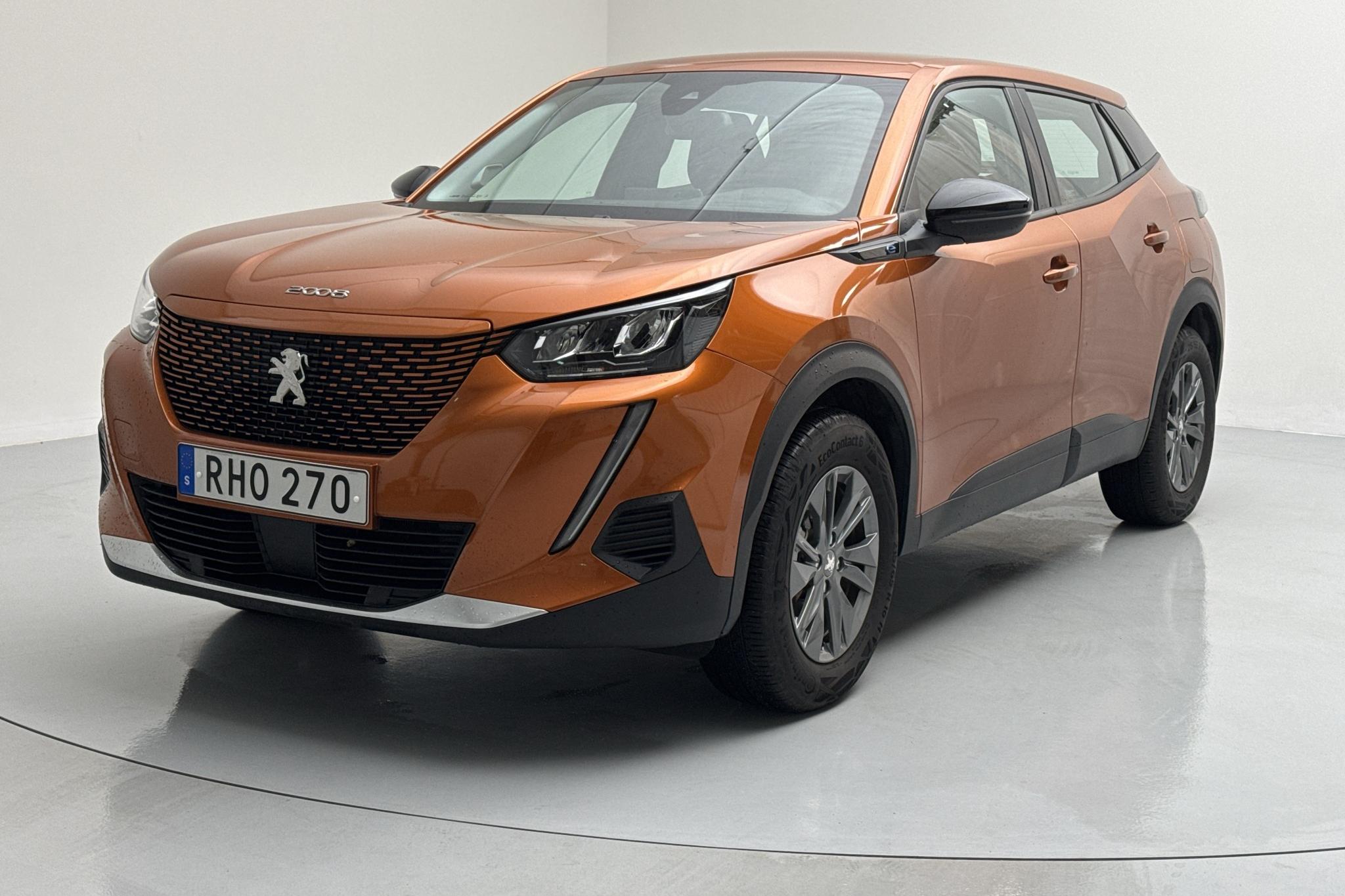 Peugeot e-2008 50 kWh (136hk) - 10 820 km - Automaatne - oranž - 2022