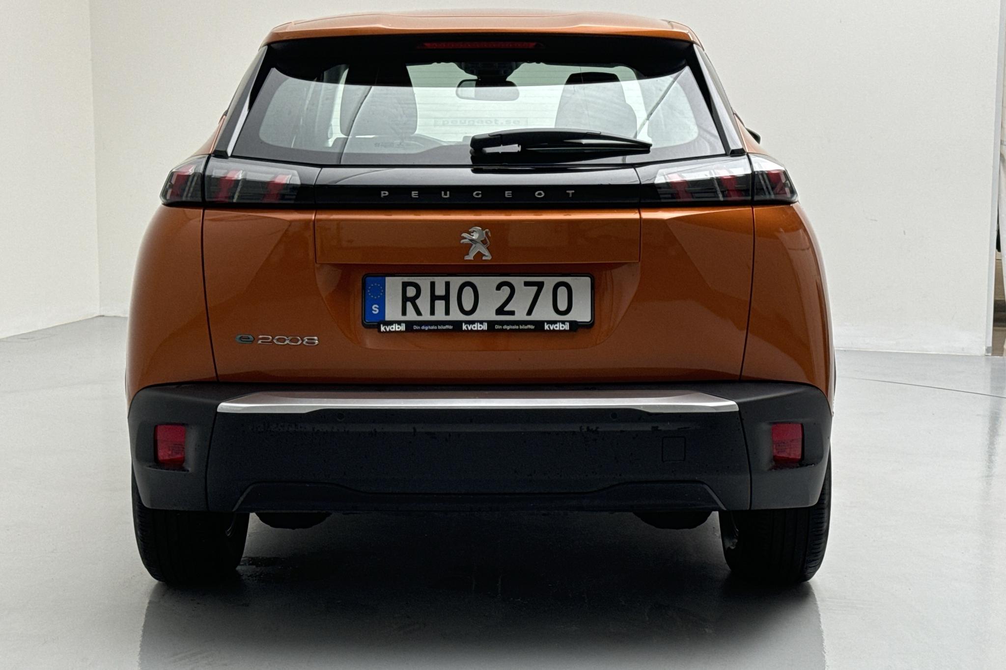 Peugeot e-2008 50 kWh (136hk) - 10 820 km - Automatic - orange - 2022