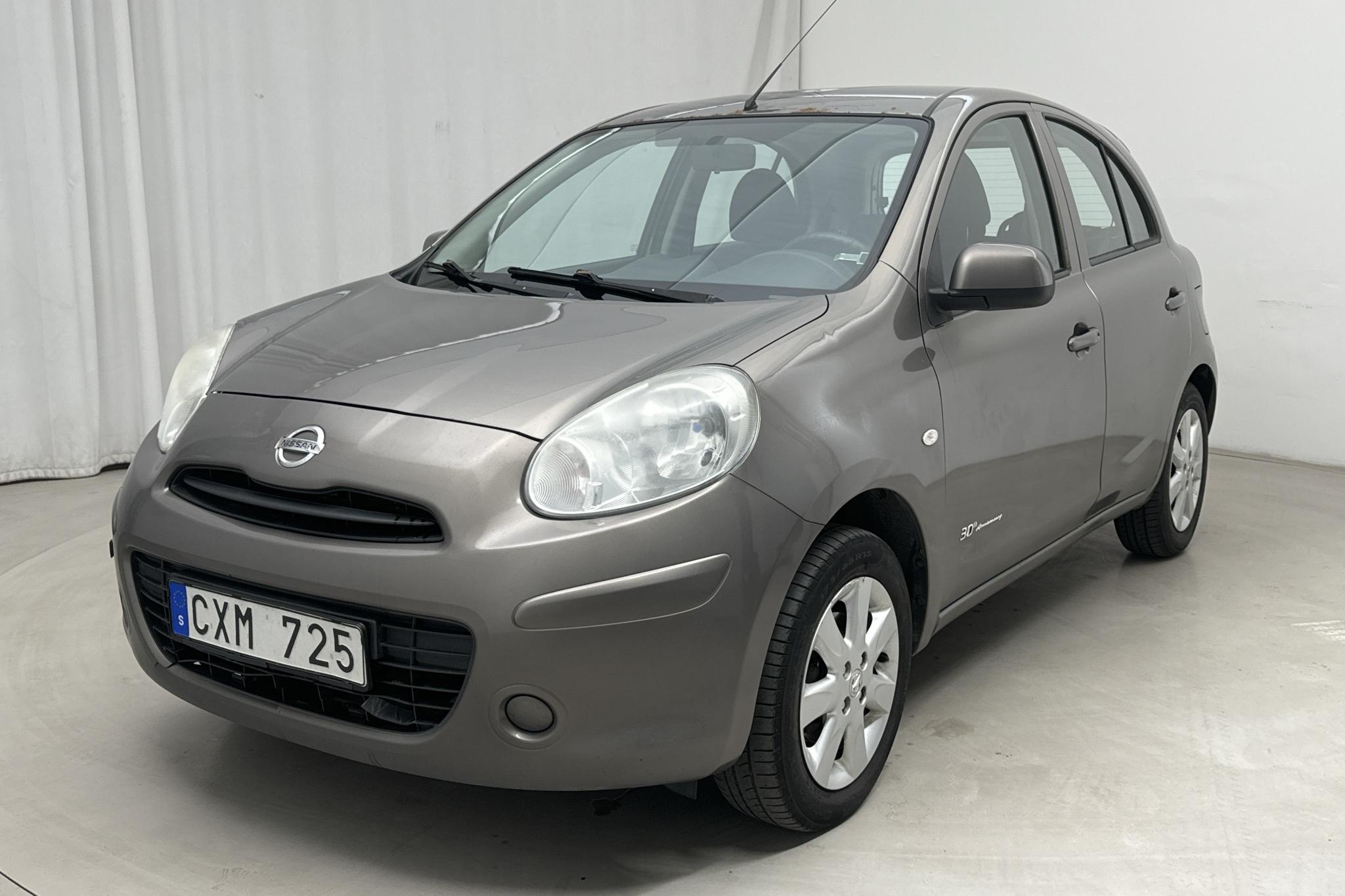 Nissan Micra 1.2 5dr (80hk) - 225 040 km - Manuaalinen - harmaa - 2013