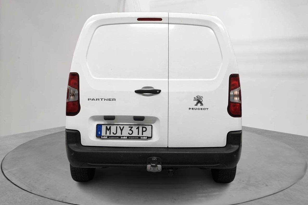 Peugeot Partner 1.5 HDI Skåp (100hk) - 7 396 mil - Manuell - vit - 2021