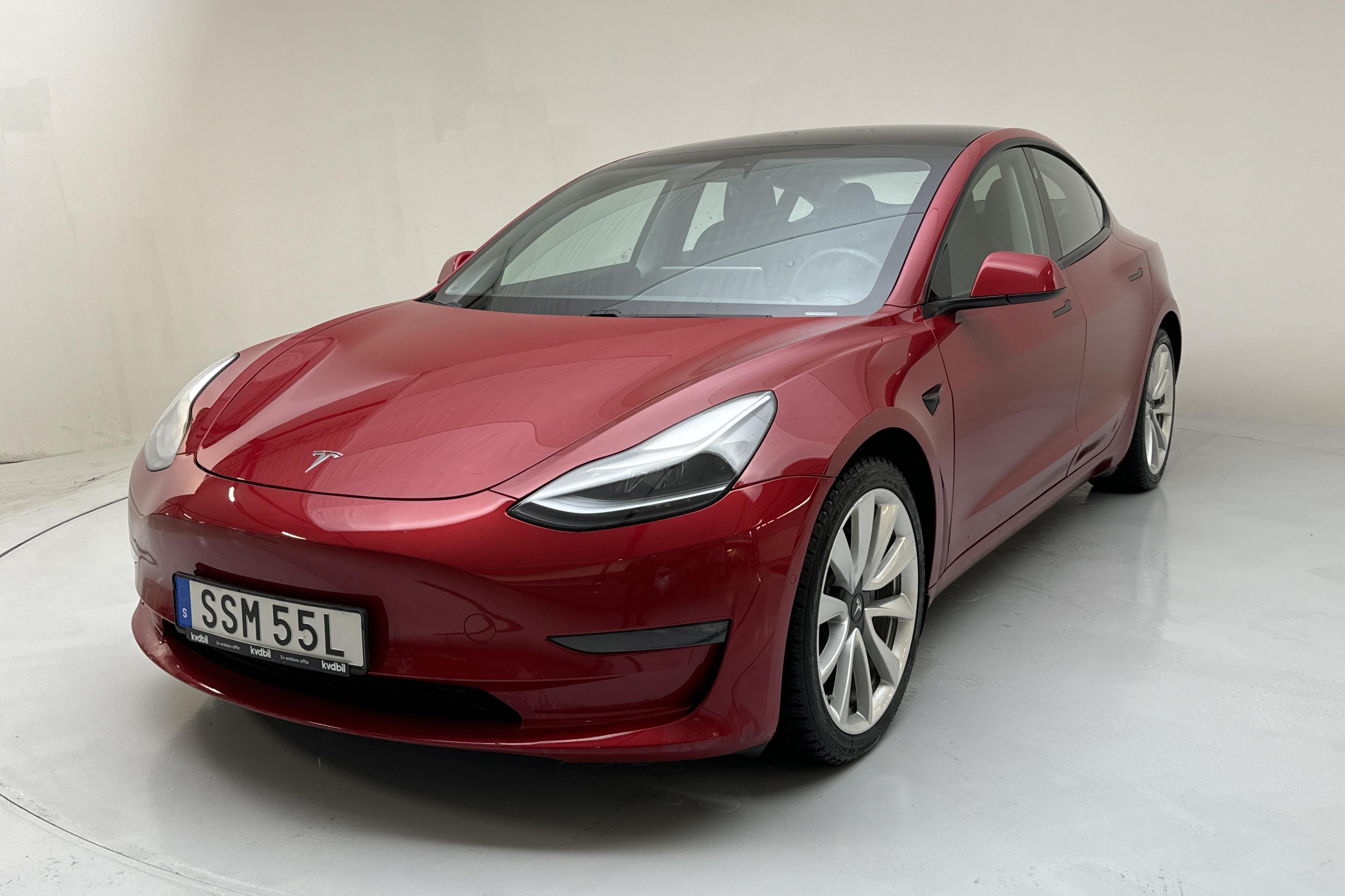 Tesla Model 3 Long Range Dual Motor AWD - 43 930 km - Automatyczna - czerwony - 2021