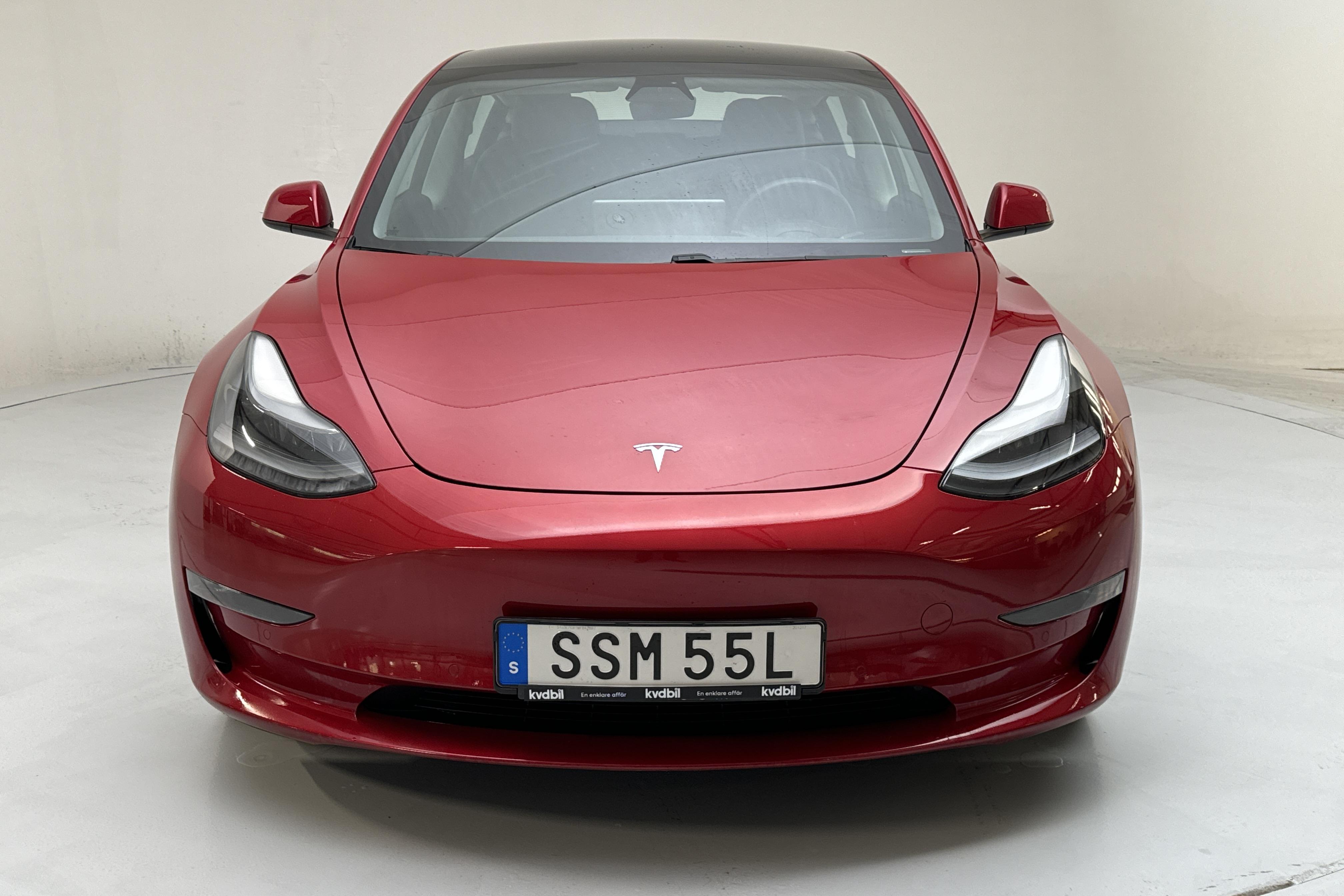 Tesla Model 3 Long Range Dual Motor AWD - 43 930 km - Automatyczna - czerwony - 2021