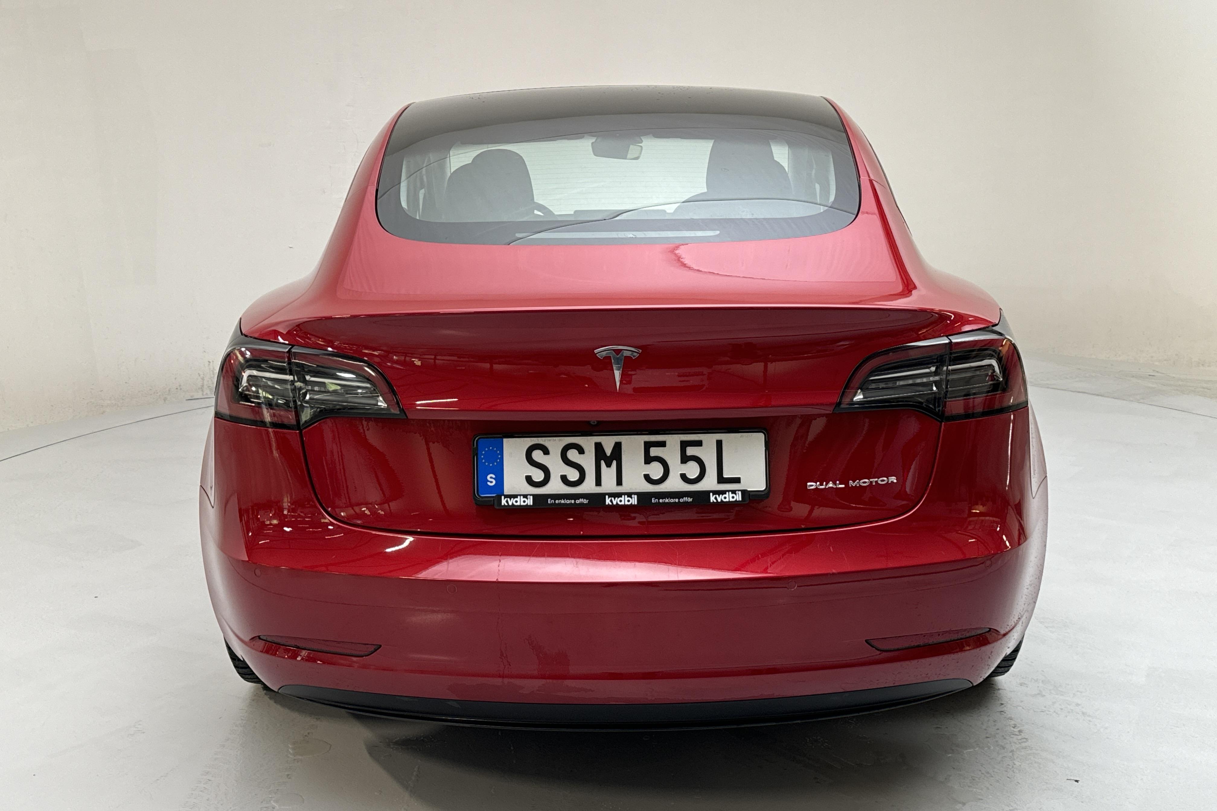 Tesla Model 3 Long Range Dual Motor AWD - 43 930 km - Automatyczna - czerwony - 2021