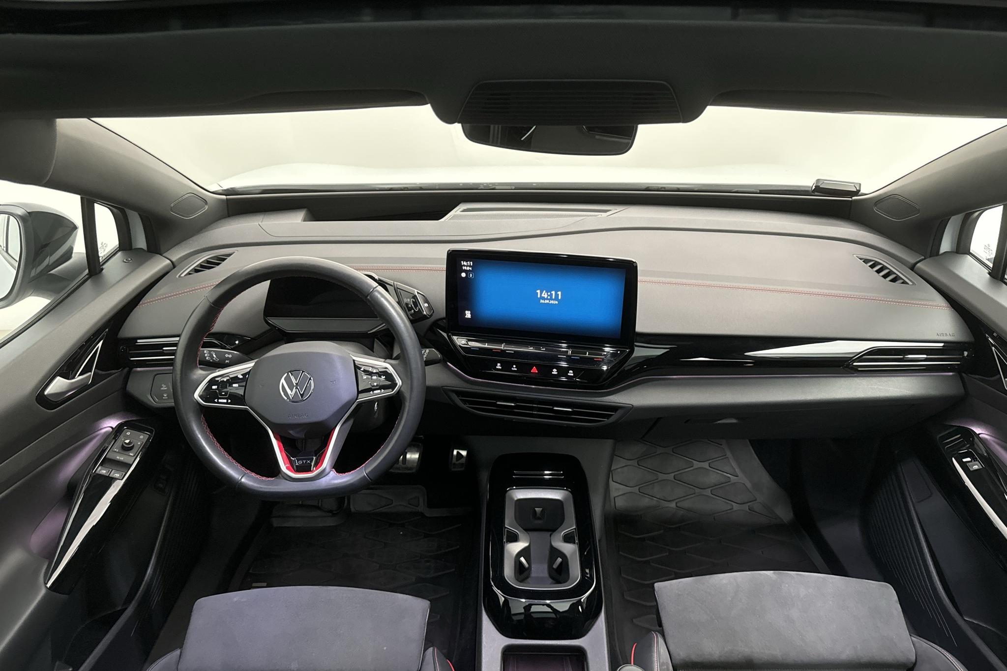 VW ID.4 GTX 77kWh AWD (299hk) - 23 830 km - Automaatne - valge - 2023