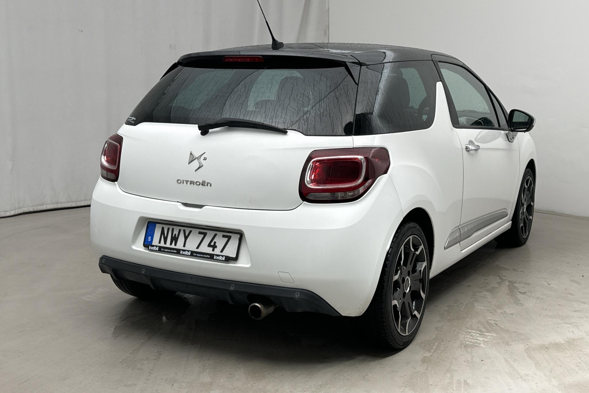 Citroen DS3 1.6 e-HDi (90hk) - 151 580 km - Manual - white - 2013