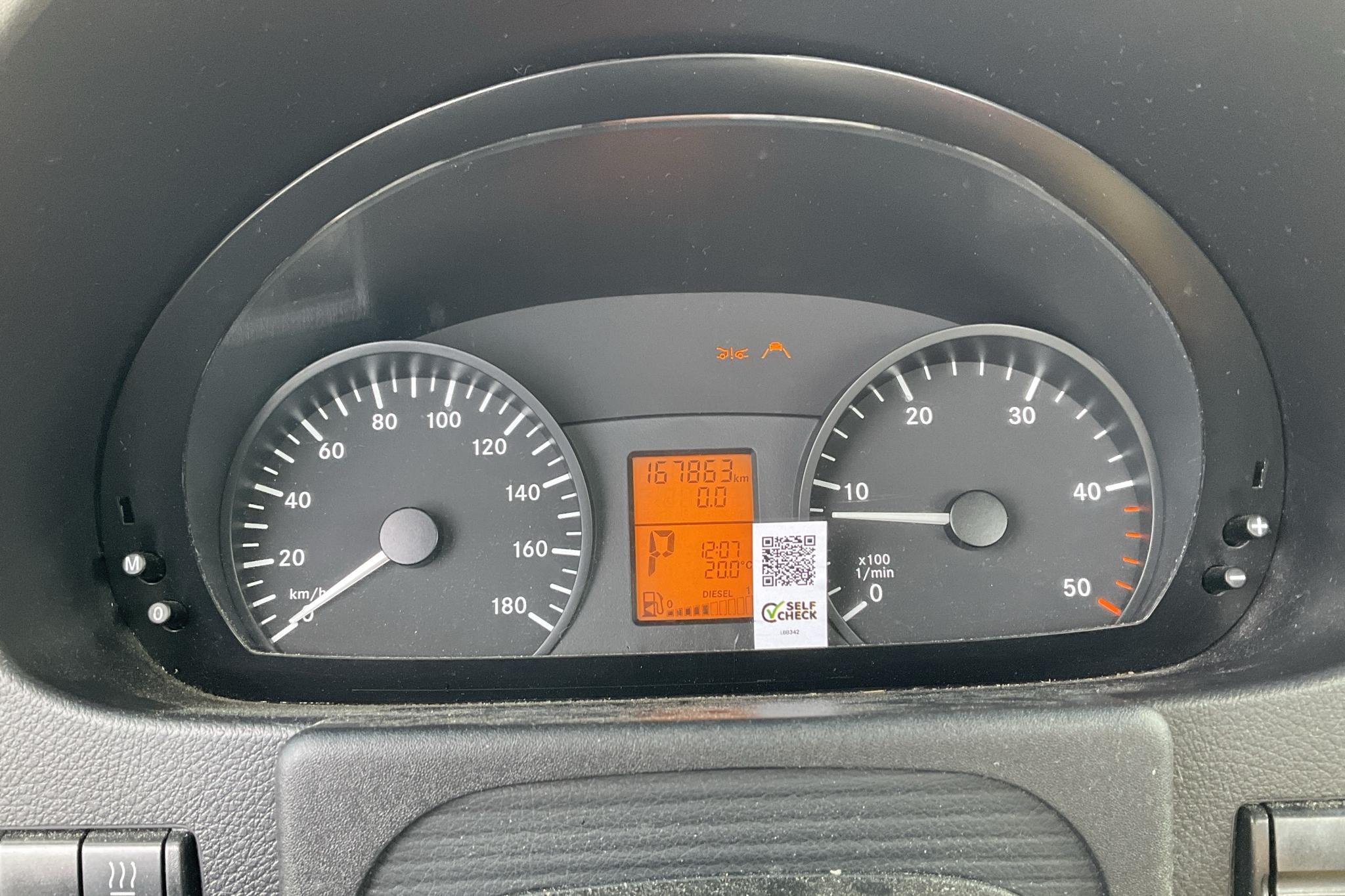 Mercedes Sprinter 316 CDI Pickup (163hk) - 167 870 km - Automatyczna - biały - 2016