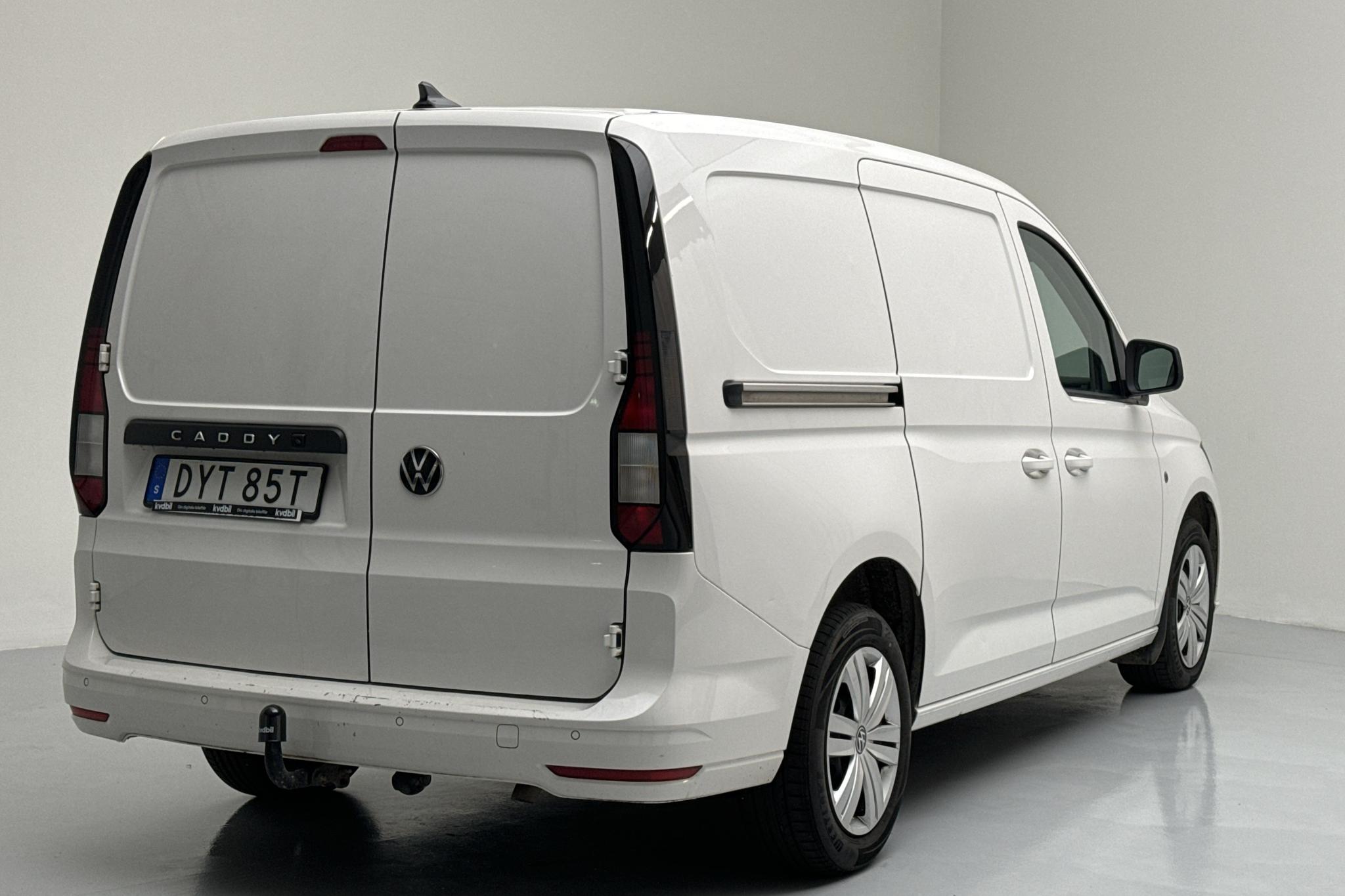 VW Caddy Cargo Maxi 2.0 TDI Skåp (102hk) - 7 142 mil - Manuell - vit - 2021