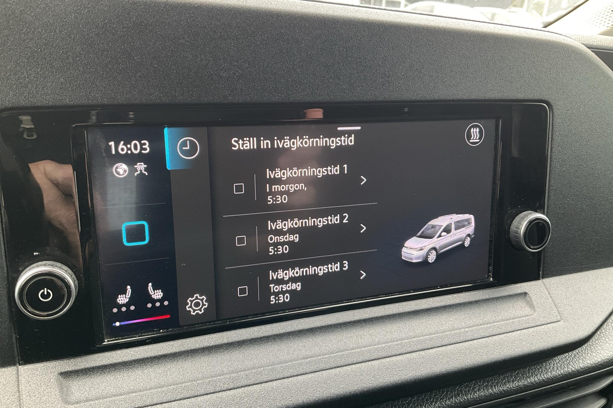 VW Caddy Cargo Maxi 2.0 TDI Skåp (102hk) - 71 420 km - Manuaalinen - valkoinen - 2021