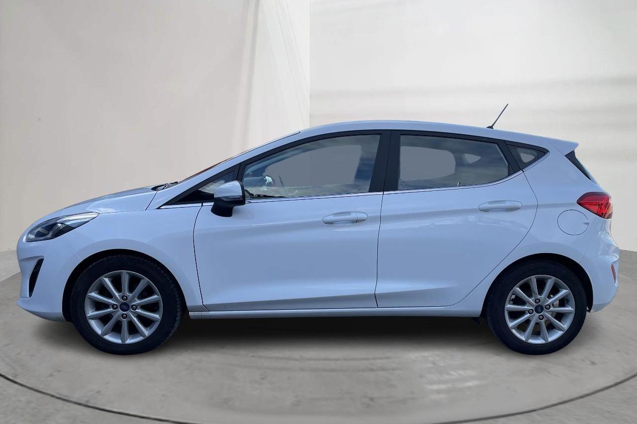 Ford Fiesta 1.0T EcoBoost 5dr (100hk) - 70 870 km - Automatyczna - biały - 2018