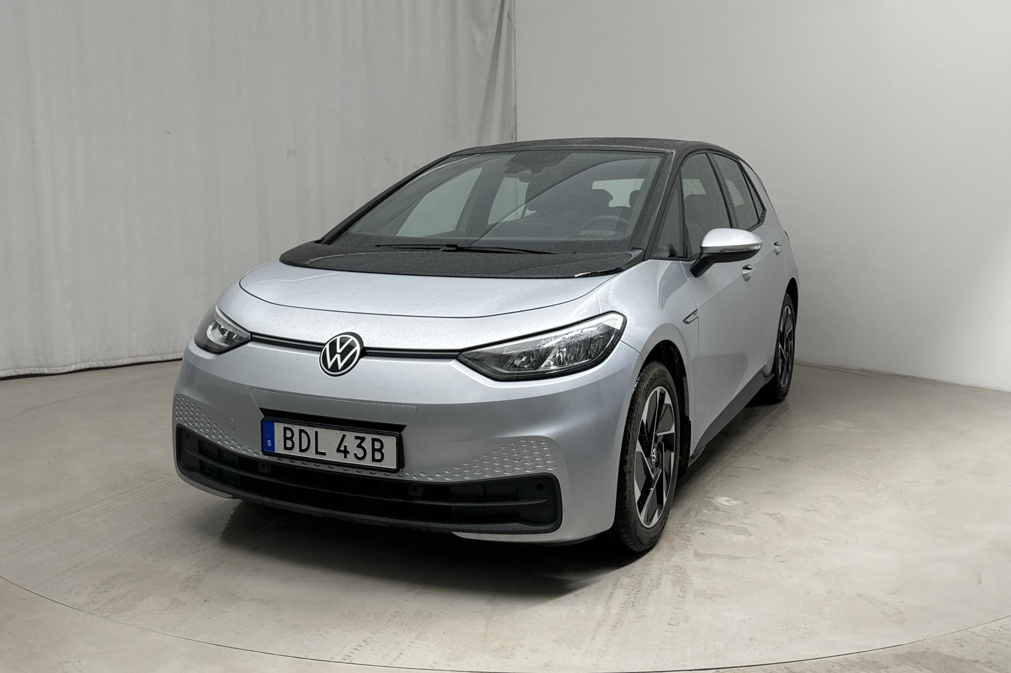 VW ID.3 58kWh (204hk) - 1 632 mil - Automat - silver - 2022