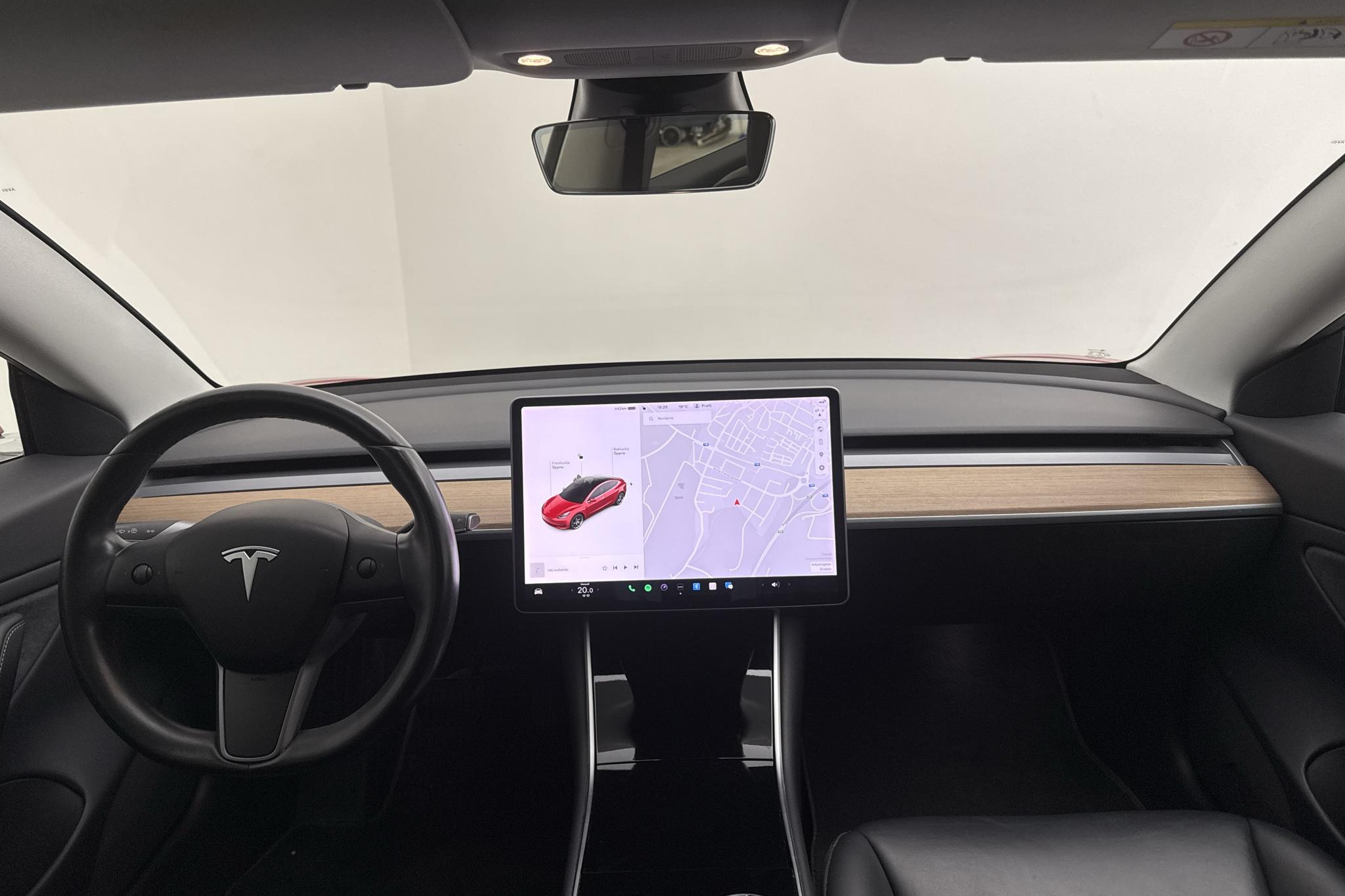 Tesla Model 3 Long Range RWD - 166 310 km - Automatyczna - czerwony - 2019