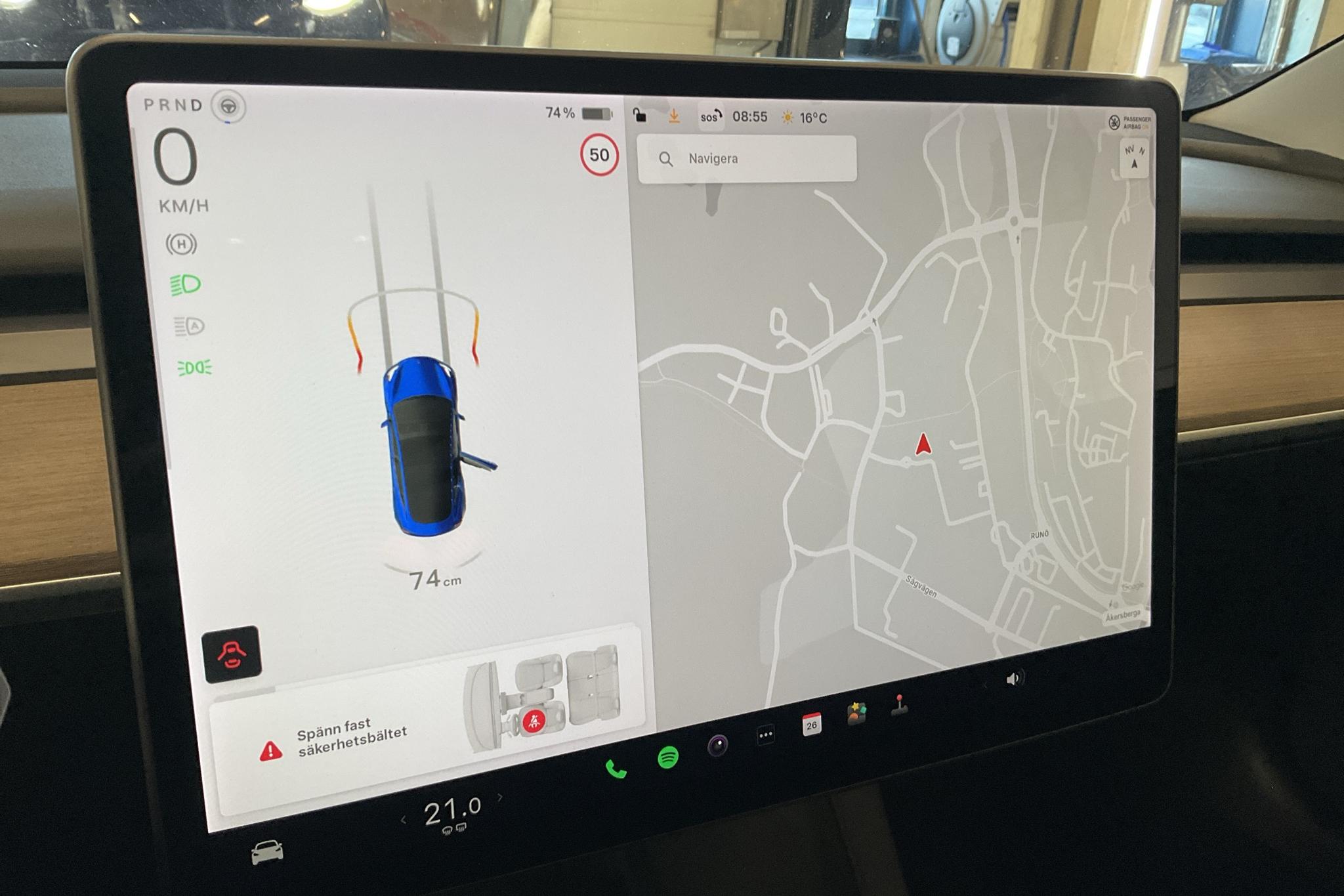 Tesla Model 3 Long Range Dual Motor AWD - 91 950 km - Automaattinen - sininen - 2021