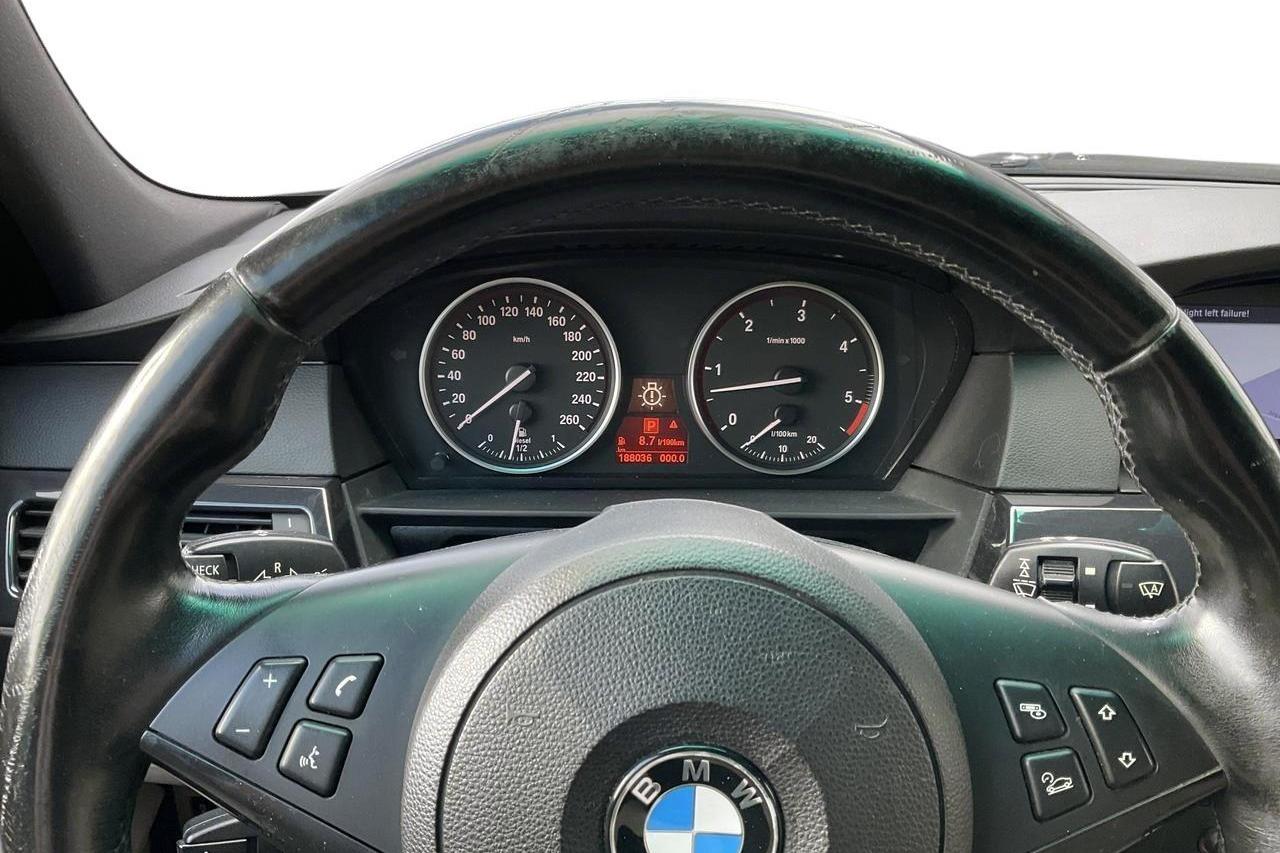 BMW 530xd Touring, E61 (235hk) - 188 030 km - Automaattinen - sininen - 2009