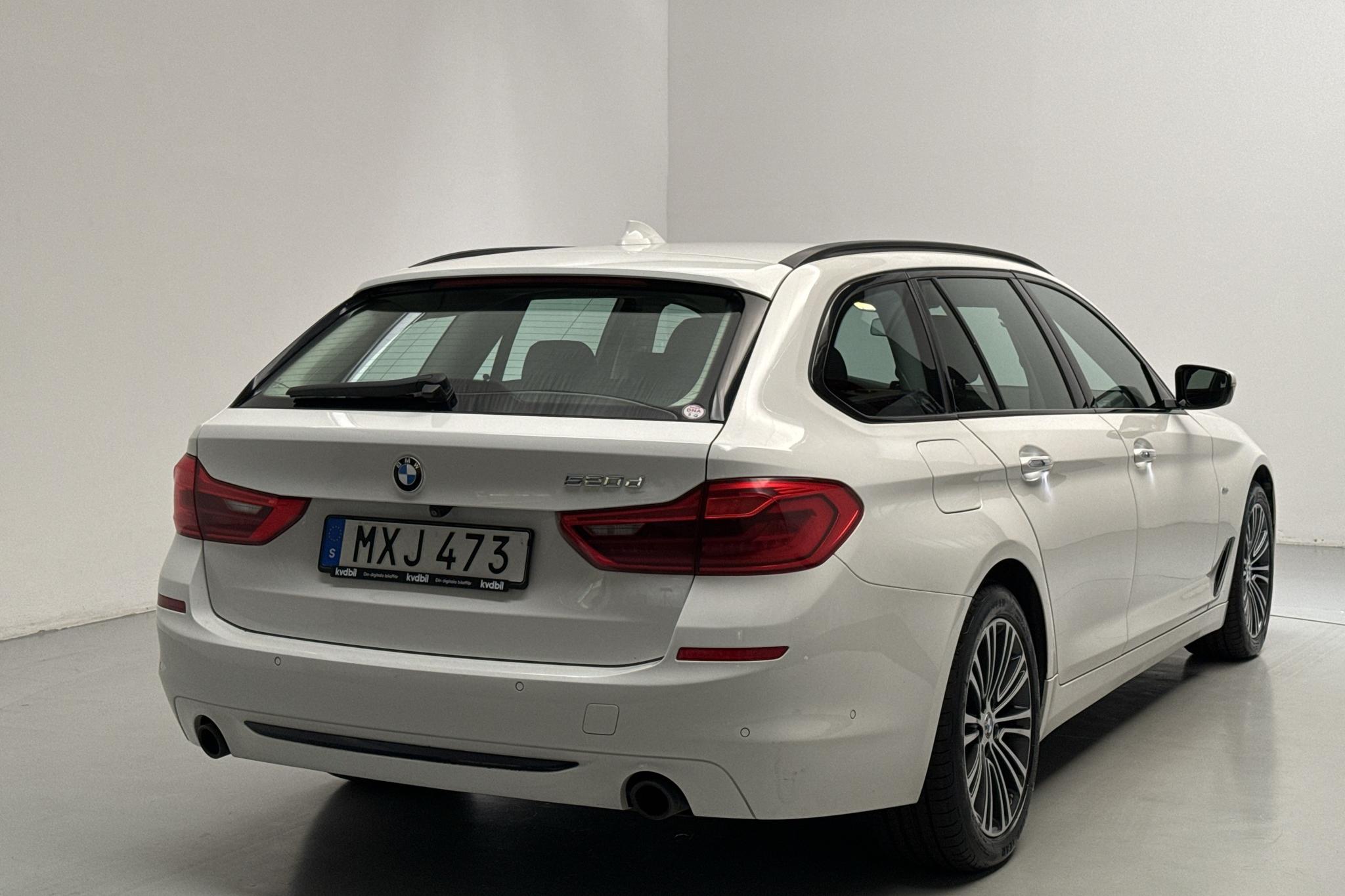 BMW 520d Touring, G31 (190hk) - 143 880 km - Automatyczna - biały - 2018