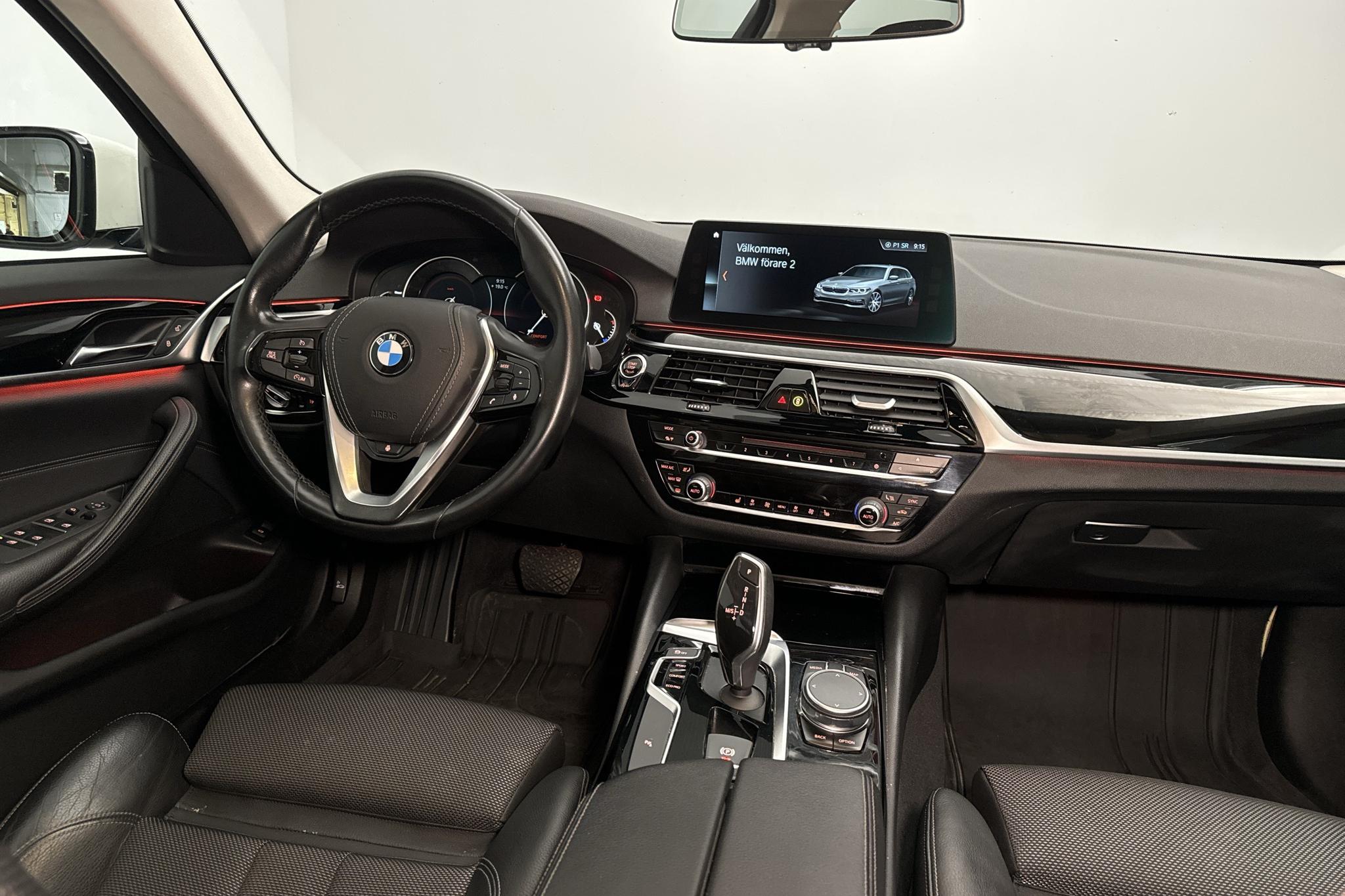 BMW 520d Touring, G31 (190hk) - 143 880 km - Automatyczna - biały - 2018