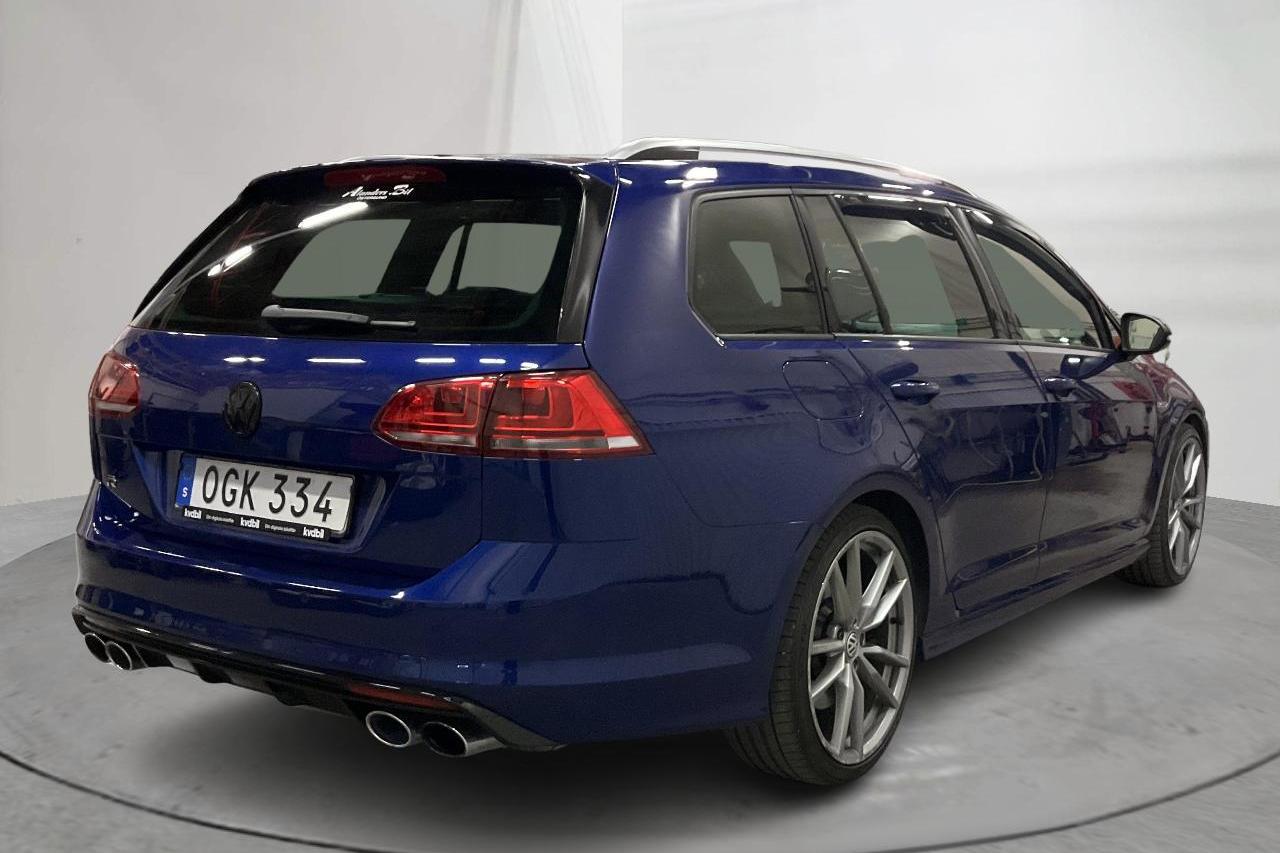 VW Golf R VII 2.0 TSI Sportscombi 4Motion (300hk) - 82 920 km - Automatyczna - niebieski - 2017