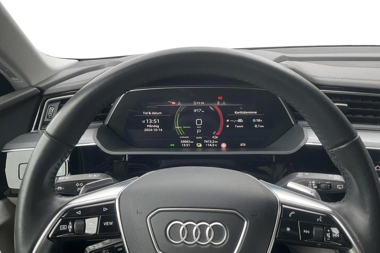 Audi e-tron 55 quattro 95 kWh (360hk) - 59 660 km - Automaattinen - harmaa - 2020