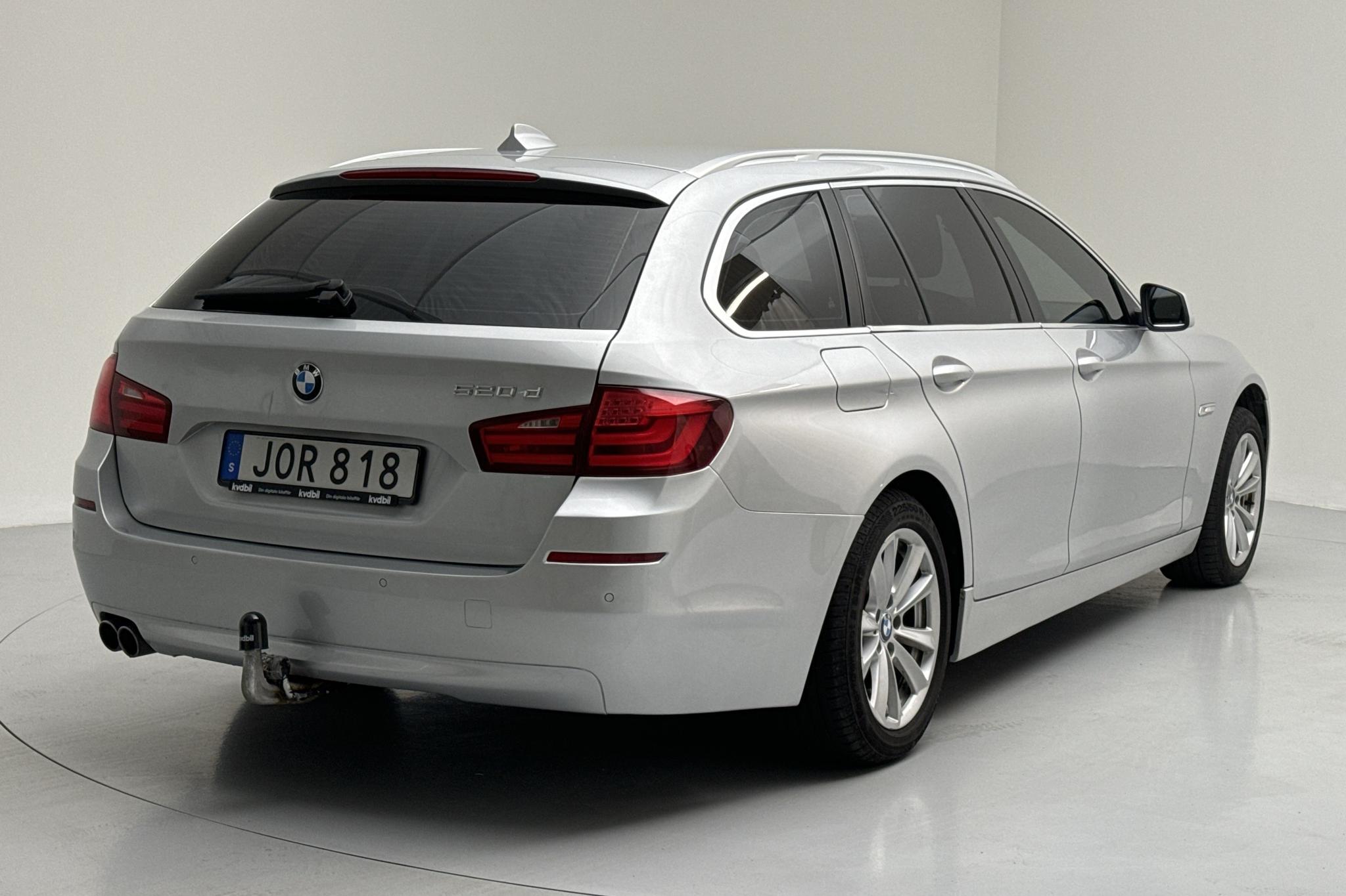 BMW 520d Touring, F11 (184hk) - 244 100 km - Automatic - Light Grey - 2013