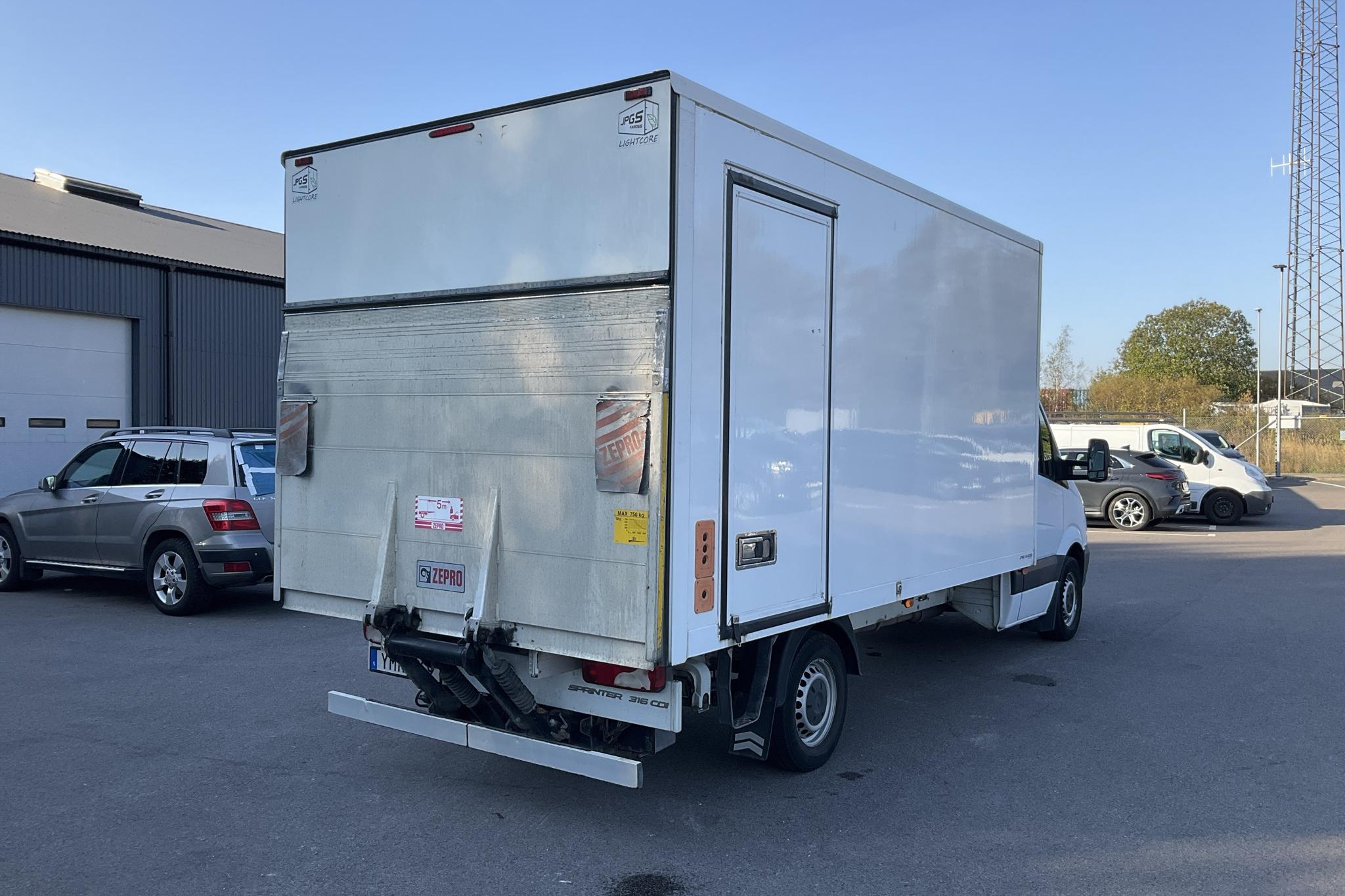 Mercedes Sprinter 316 CDI Pickup/Chassi (163hk) - 18 198 mil - Automat - vit - 2017