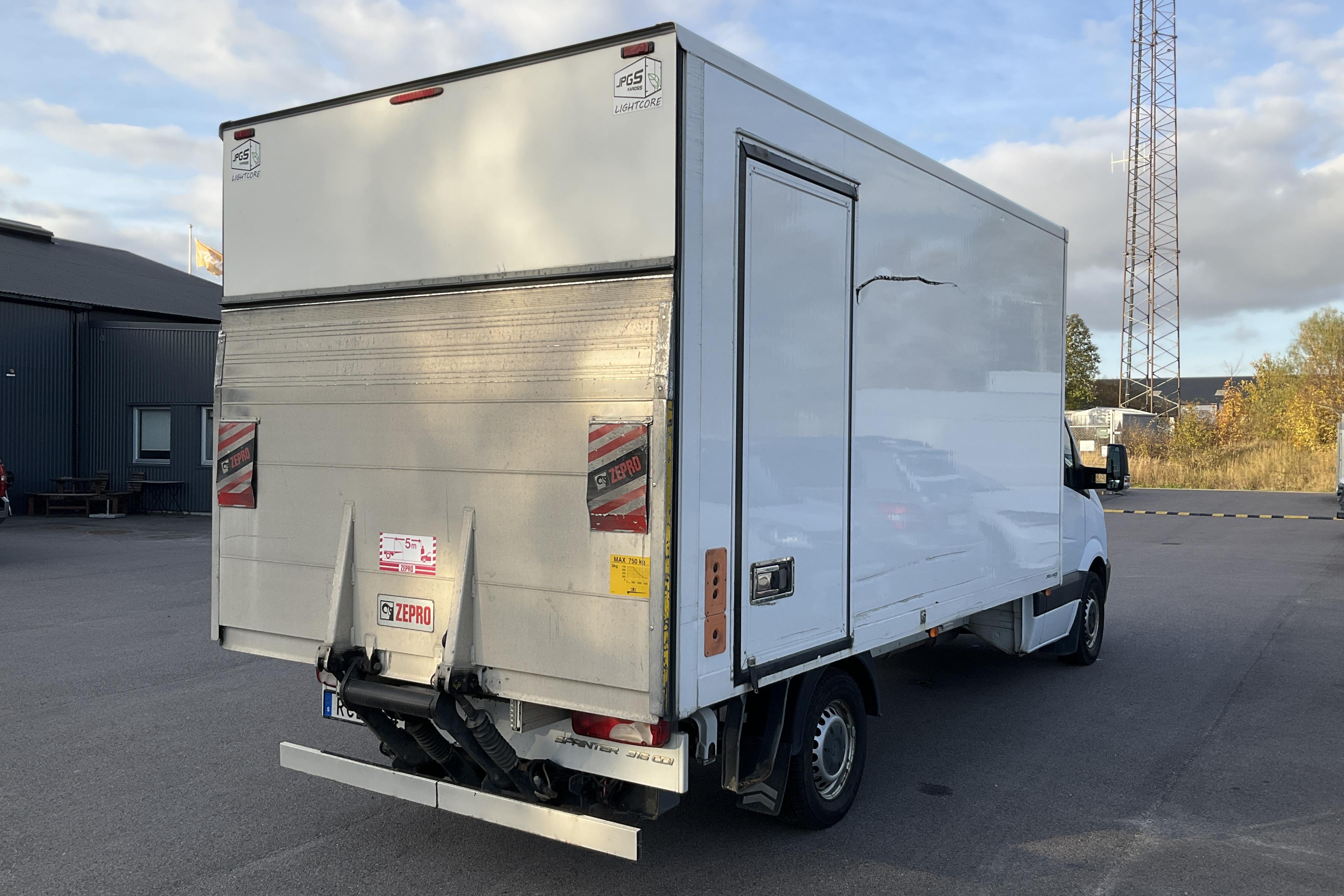 Mercedes Sprinter 316 CDI Volymskåp (163hk) - 21 712 mil - Automat - vit - 2017