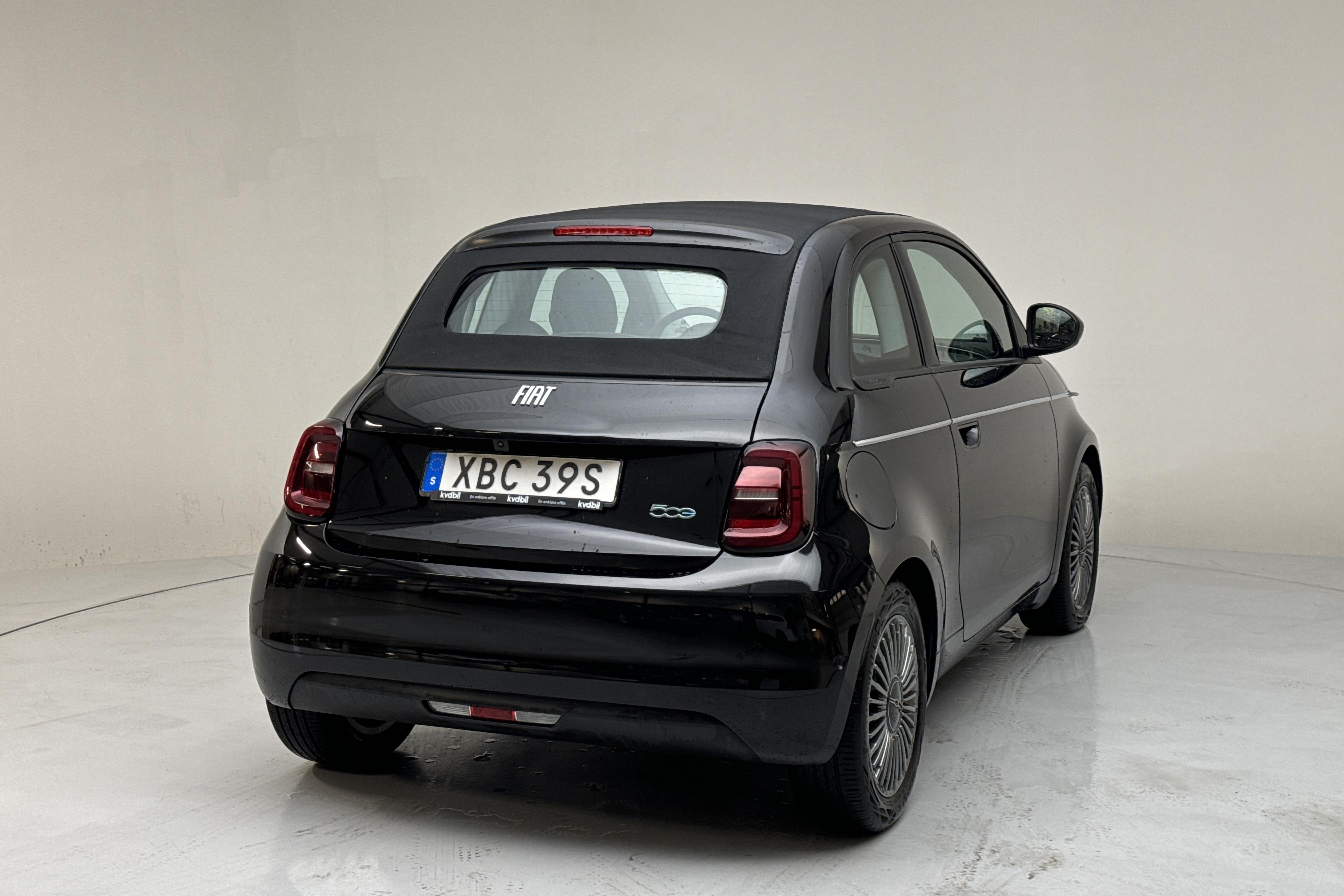 Fiat 500e Cabriolet (118hk) - 26 020 km - Automatic - black - 2021