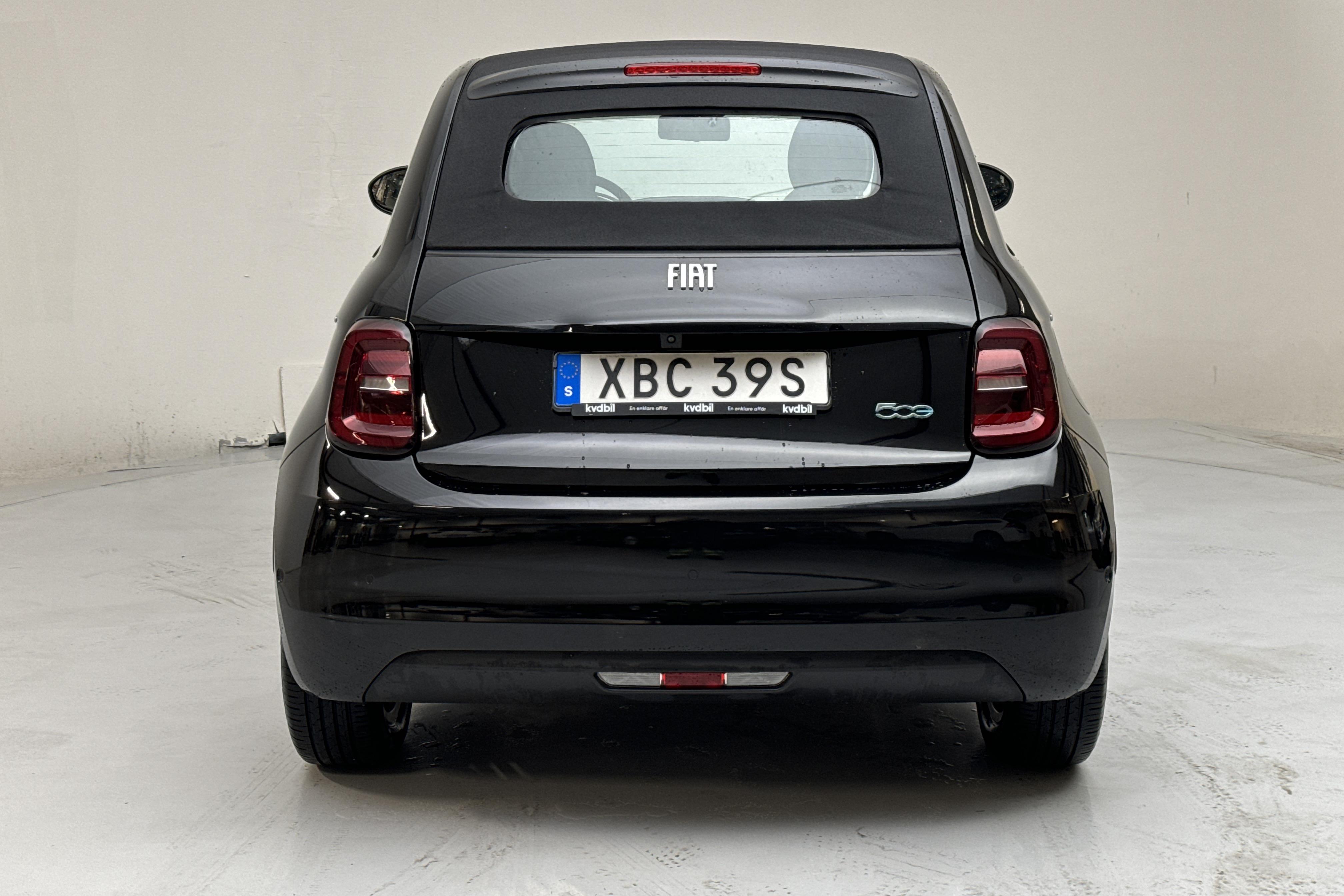 Fiat 500e Cabriolet (118hk) - 26 020 km - Automatyczna - czarny - 2021