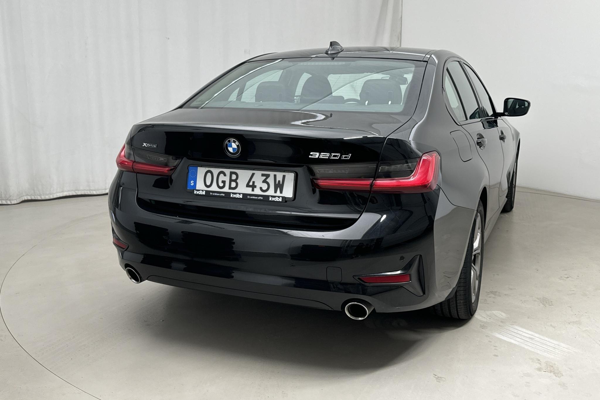 BMW 320d xDrive Sedan, G20 (190hk) - 114 850 km - Automaattinen - musta - 2021