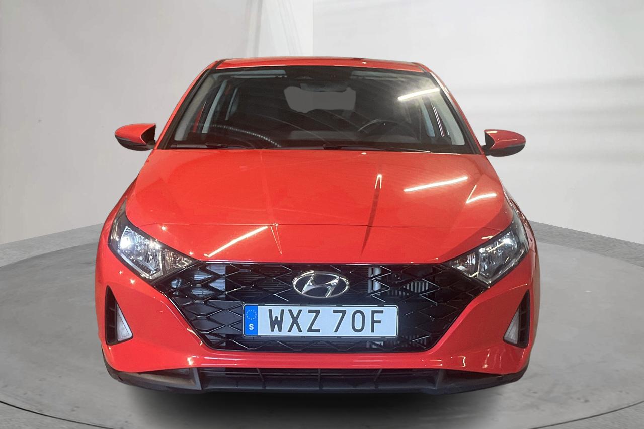 Hyundai i20 1.0 T-GDi (100hk) - 70 810 km - Automatyczna - czerwony - 2021