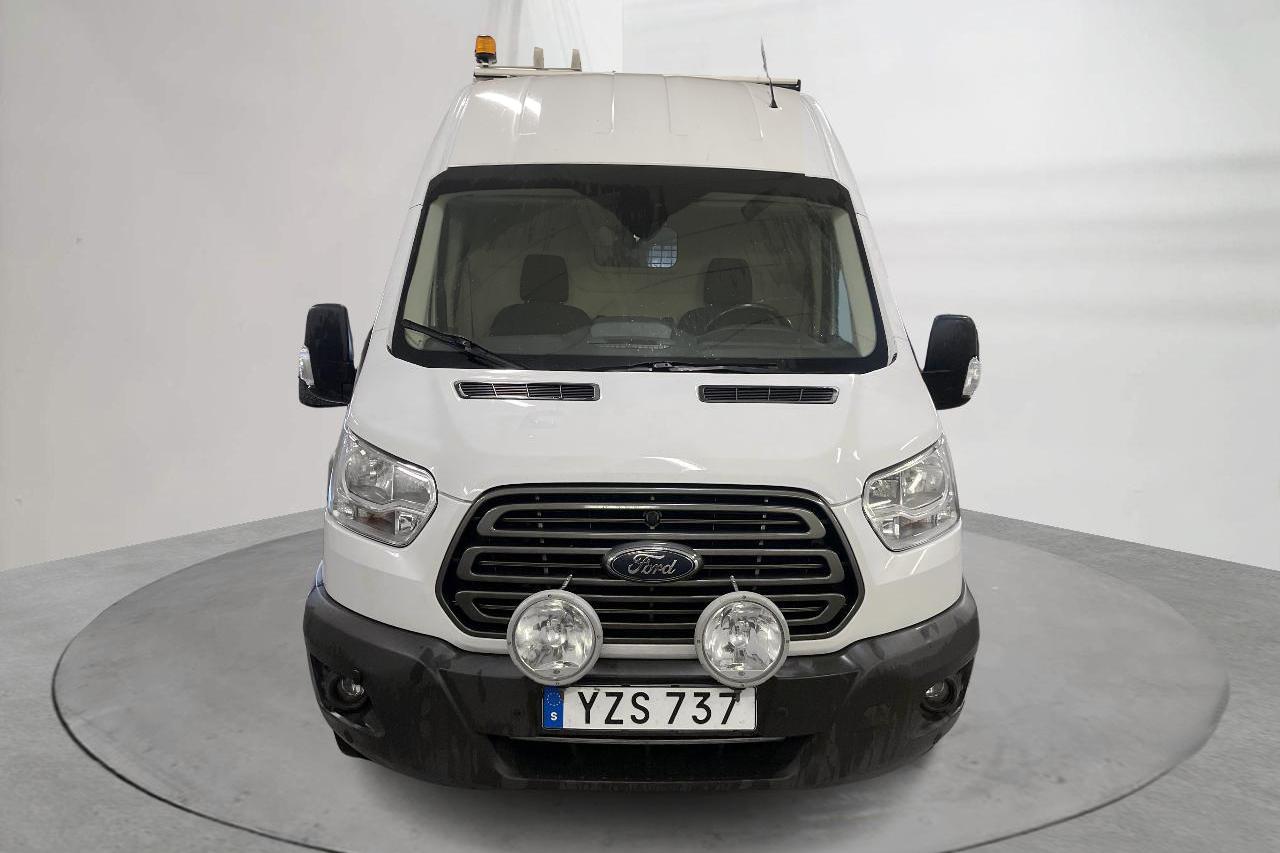 Ford Transit 350 2.0 TDCi AWD Skåp (130hk) - 13 946 mil - Manuell - vit - 2018