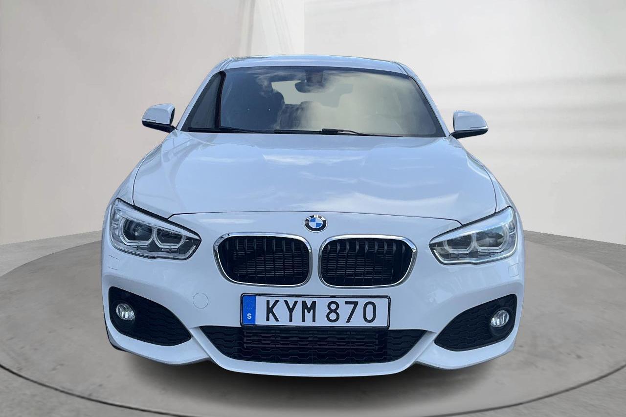 BMW 118i 5dr, F20 (136hk) - 106 770 km - Käsitsi - valge - 2016