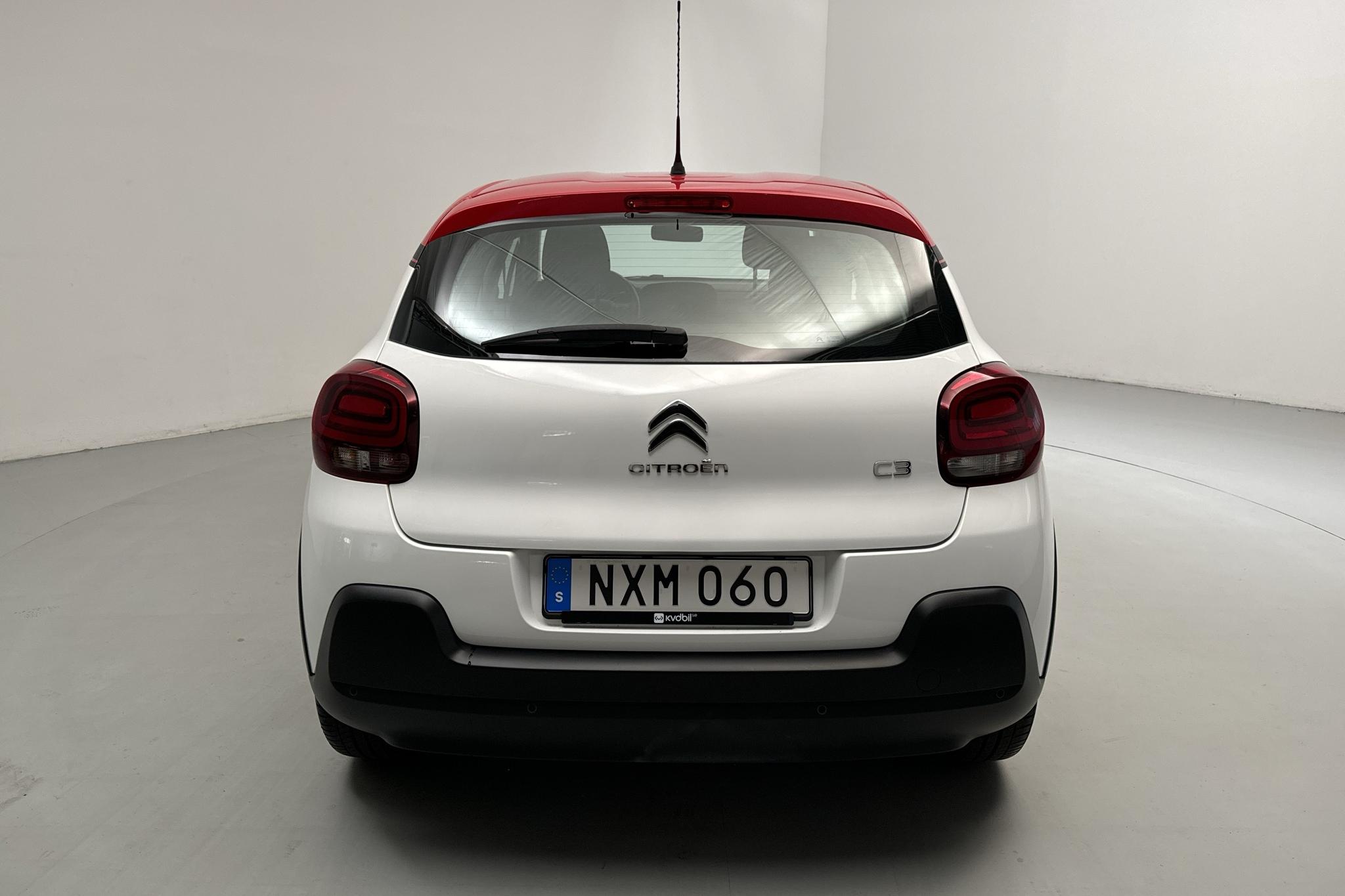 Citroen C3 PureTech (82hk) - 51 950 km - Manualna - biały - 2017