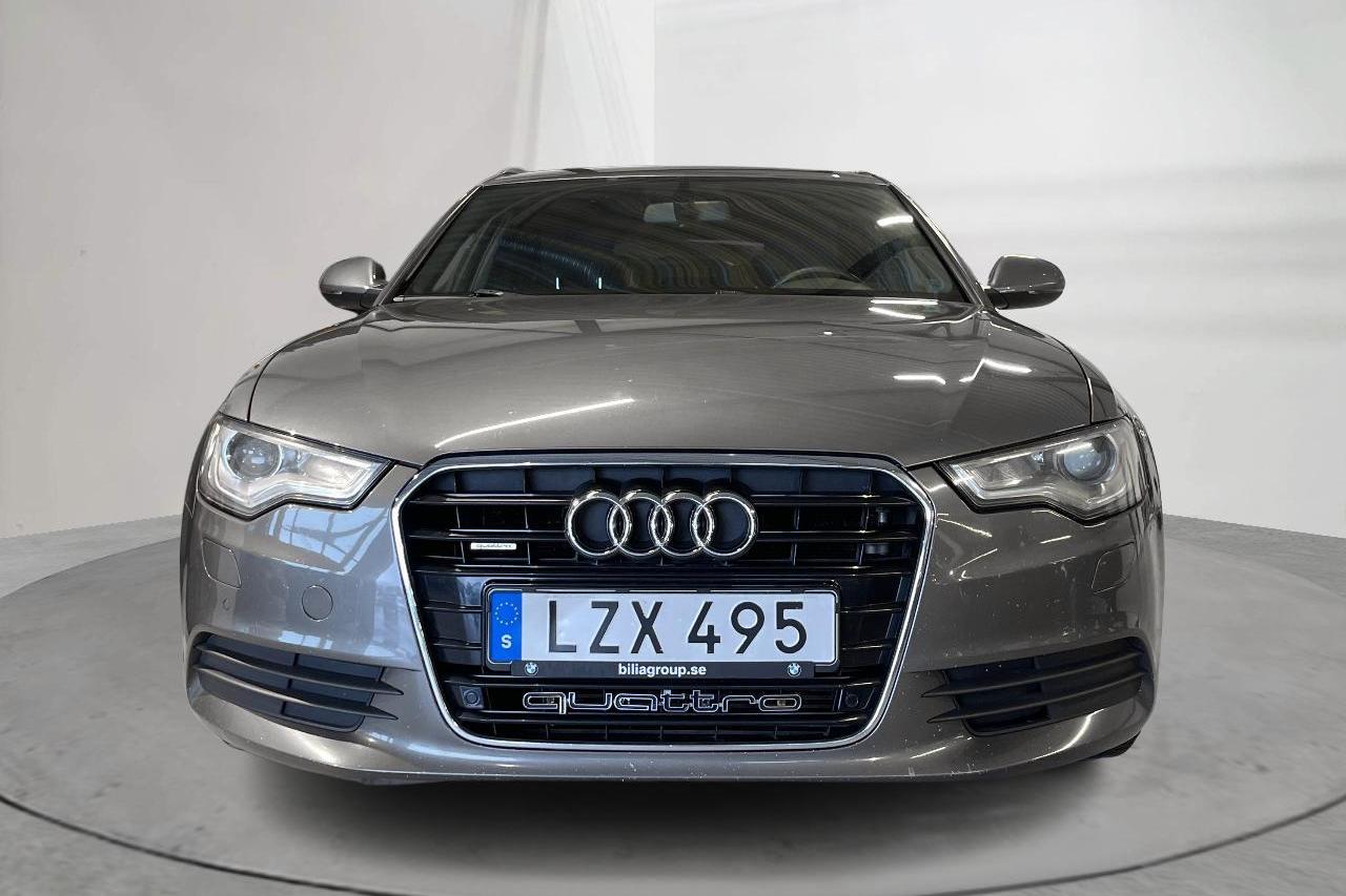 Audi A6 3.0 TDI Avant quattro (204hk) - 246 680 km - Automaattinen - harmaa - 2013