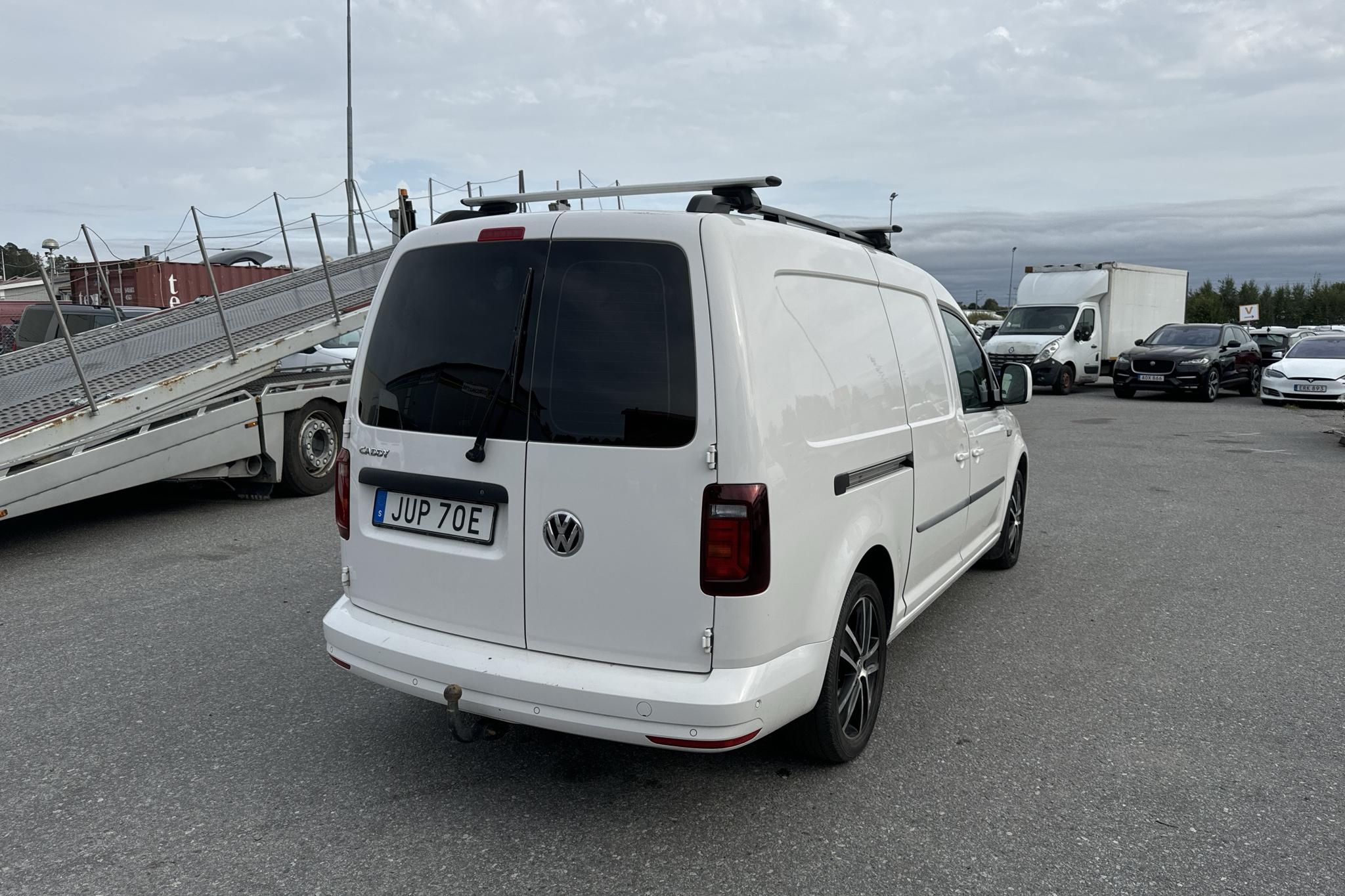 VW Caddy 2.0 TDI Maxi Skåp (102hk) - 92 500 km - Automatyczna - biały - 2020