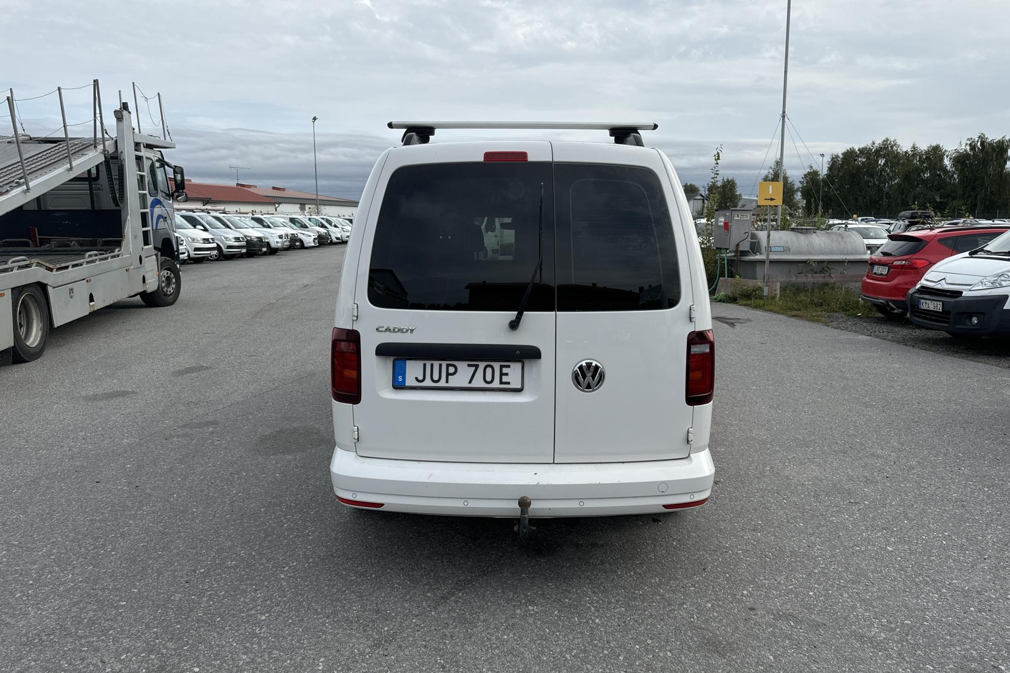 VW Caddy 2.0 TDI Maxi Skåp (102hk) - 92 500 km - Automatic - white - 2020