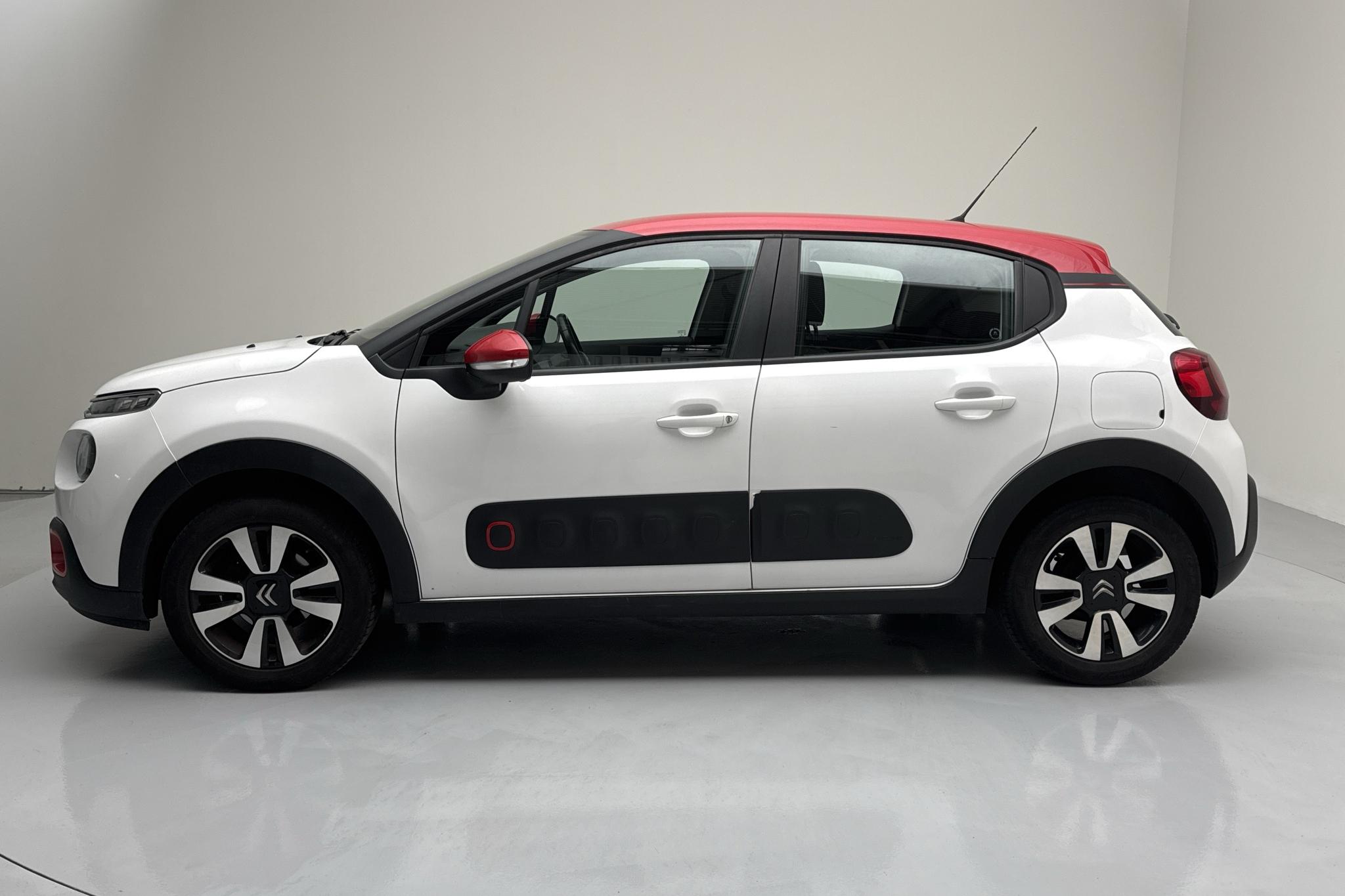 Citroen C3 PureTech (82hk) - 161 350 km - Manualna - biały - 2017