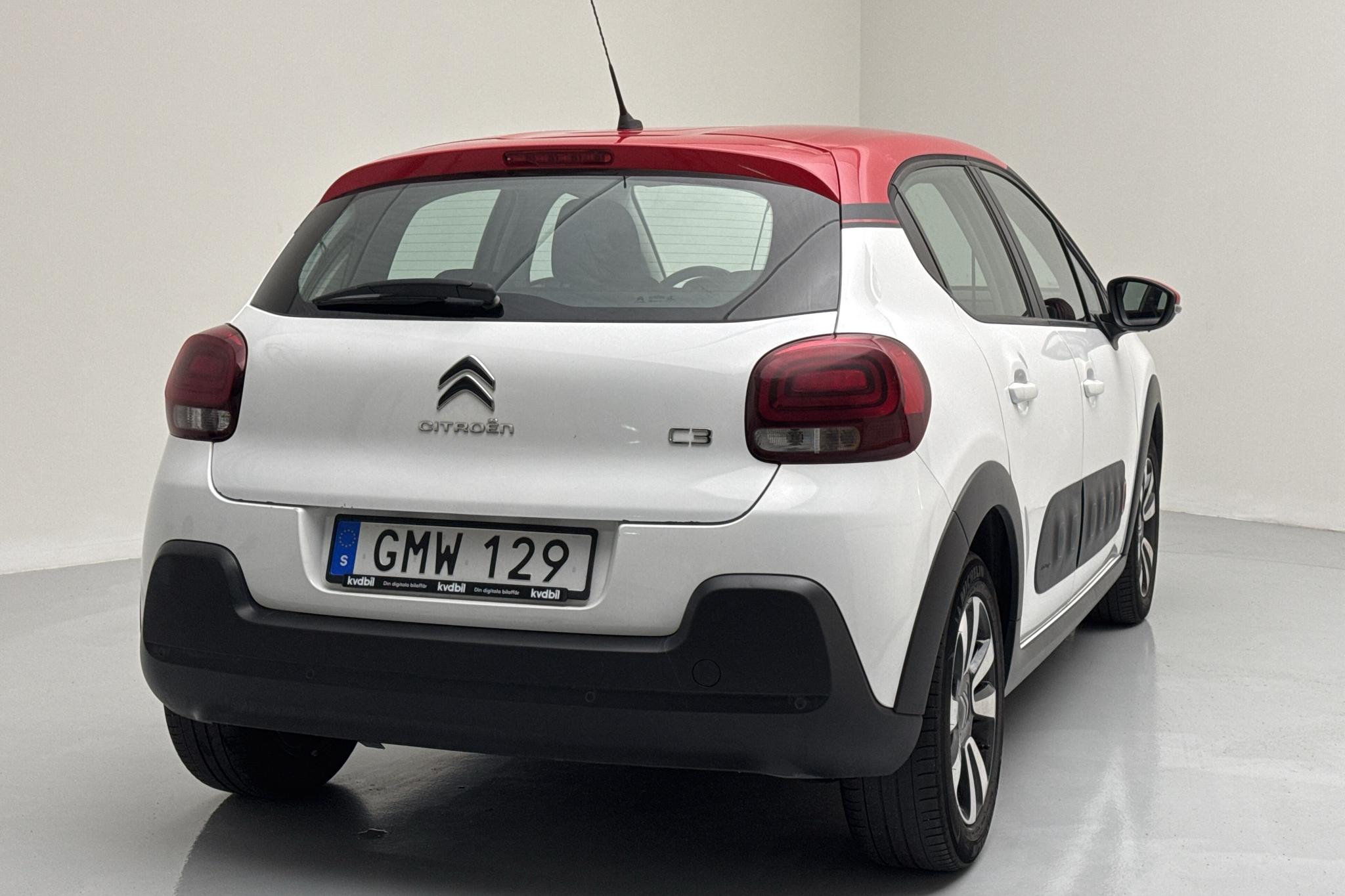 Citroen C3 PureTech (82hk) - 161 350 km - Manualna - biały - 2017