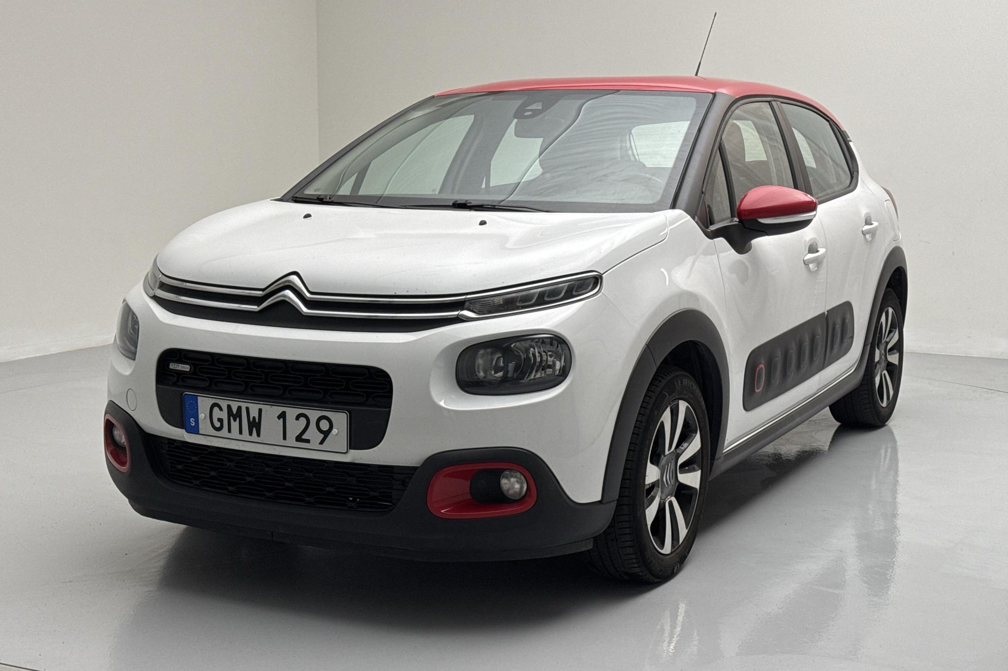 Citroen C3 PureTech (82hk) - 161 350 km - Manualna - biały - 2017