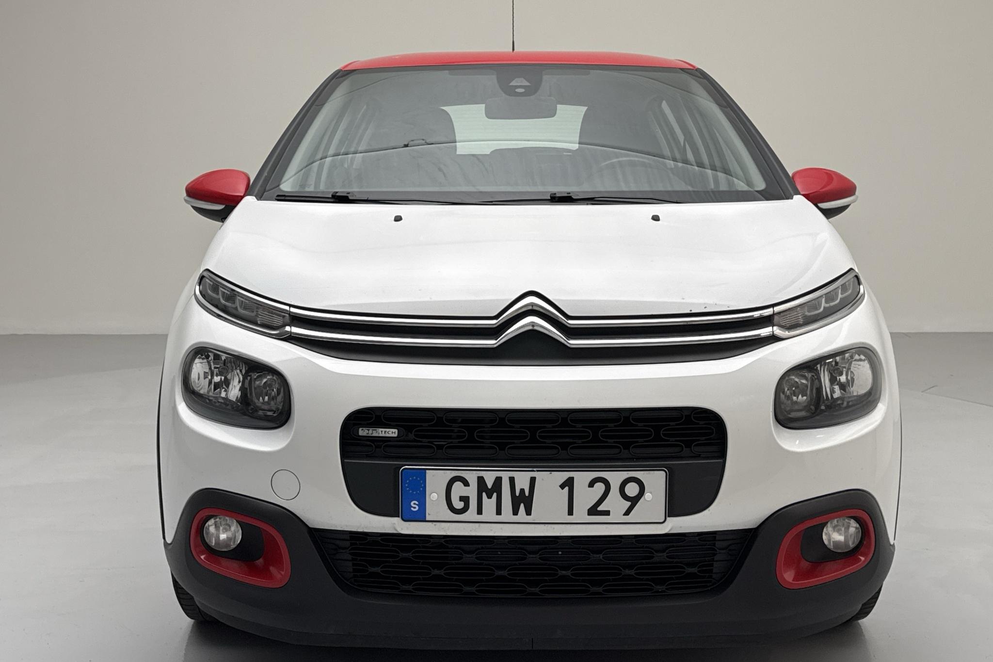 Citroen C3 PureTech (82hk) - 161 350 km - Käsitsi - valge - 2017