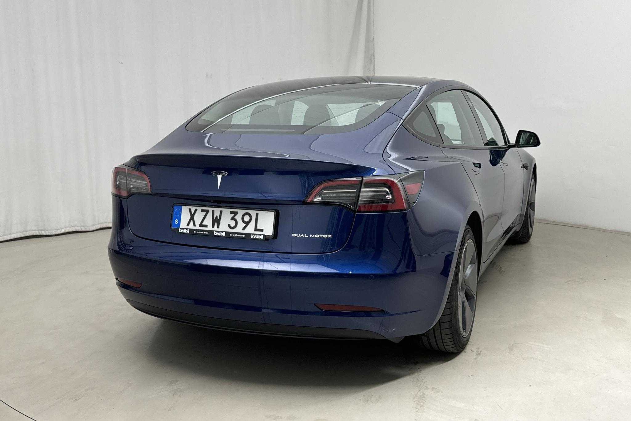 Tesla Model 3 Long Range Dual Motor AWD - 57 050 km - Automatyczna - niebieski - 2021