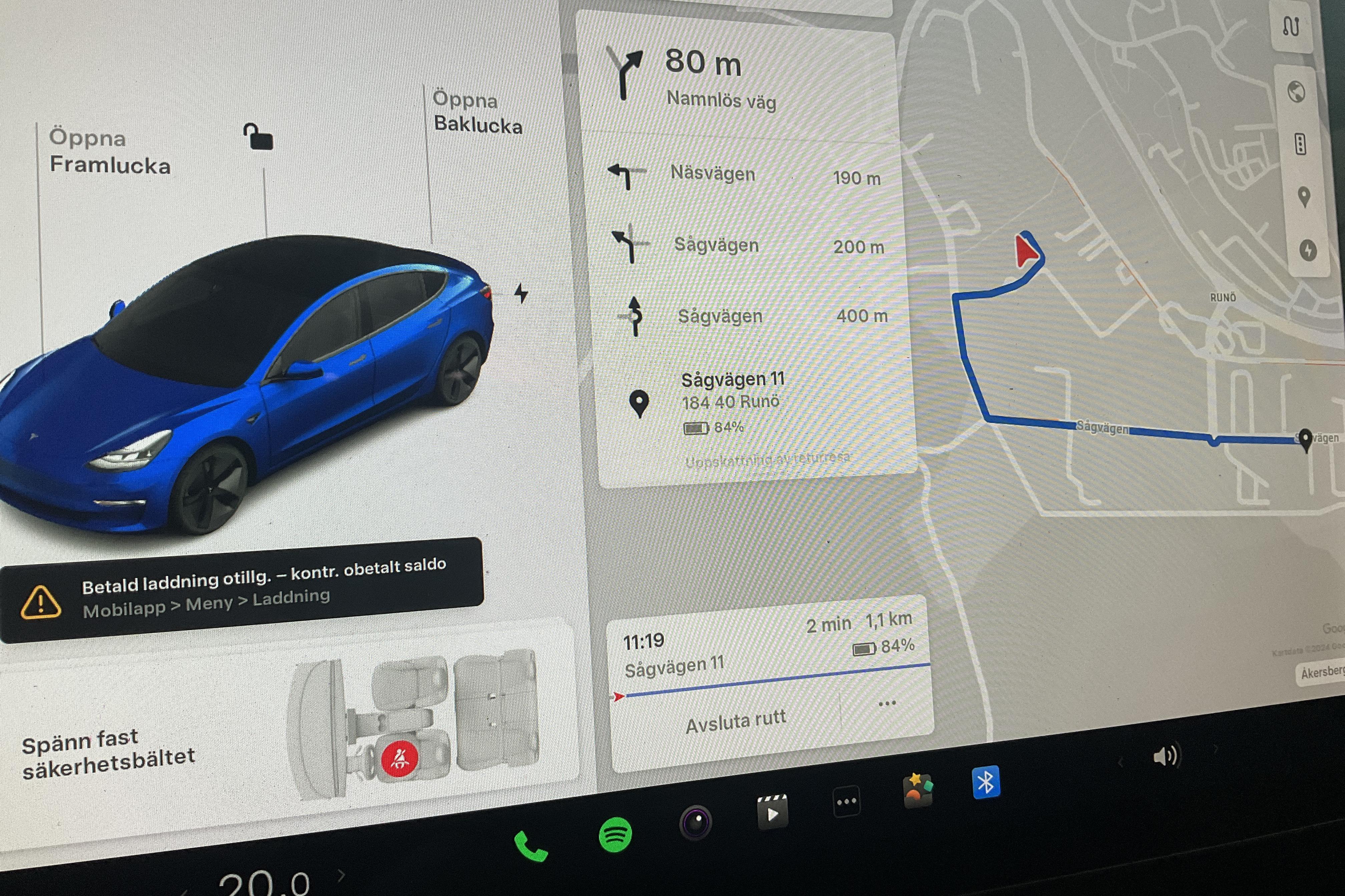 Tesla Model 3 Long Range Dual Motor AWD - 5 705 mil - Automat - blå - 2021